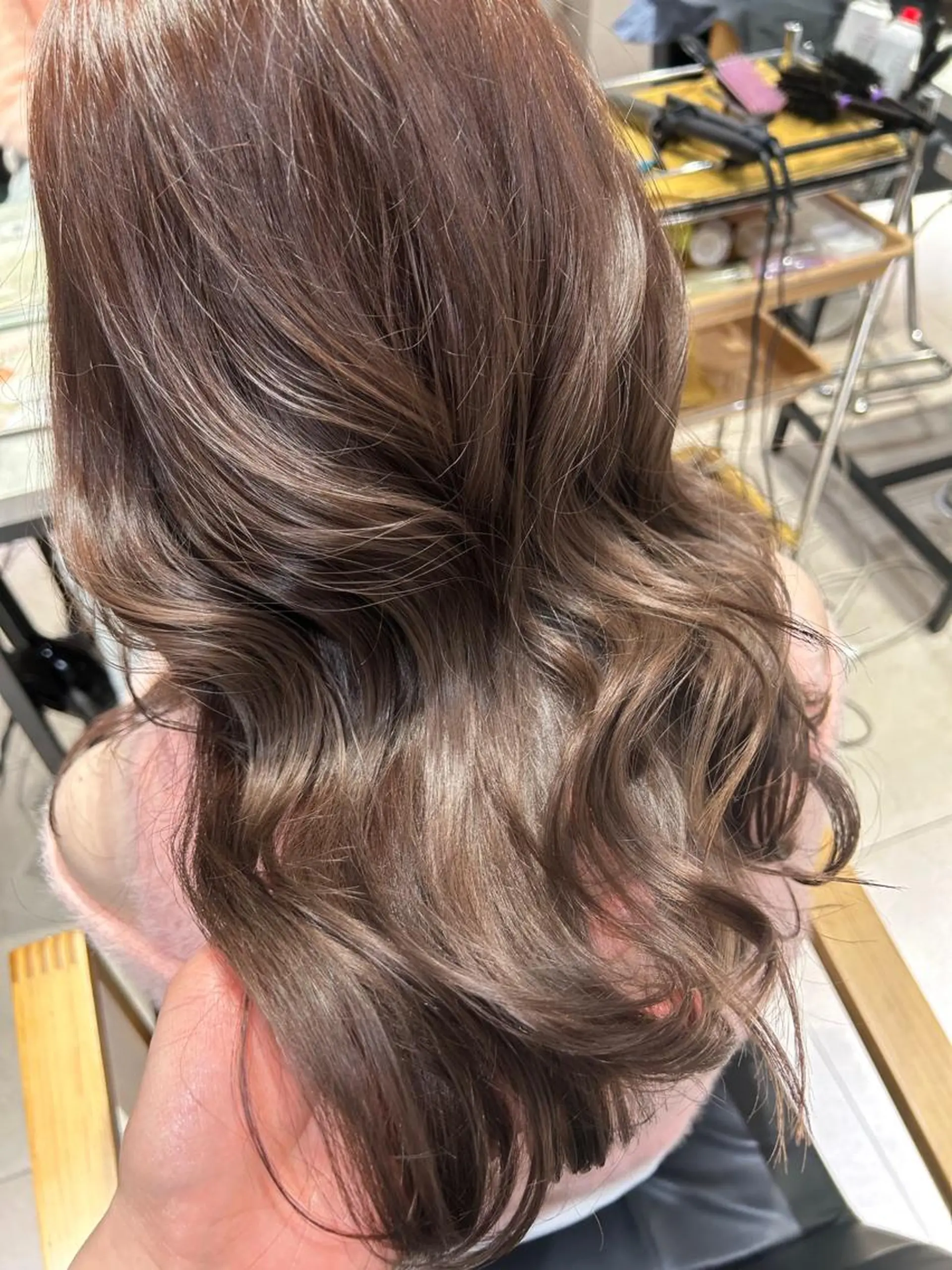 ロング カラー ミディアムヘア Chifumiのヘアスタイル