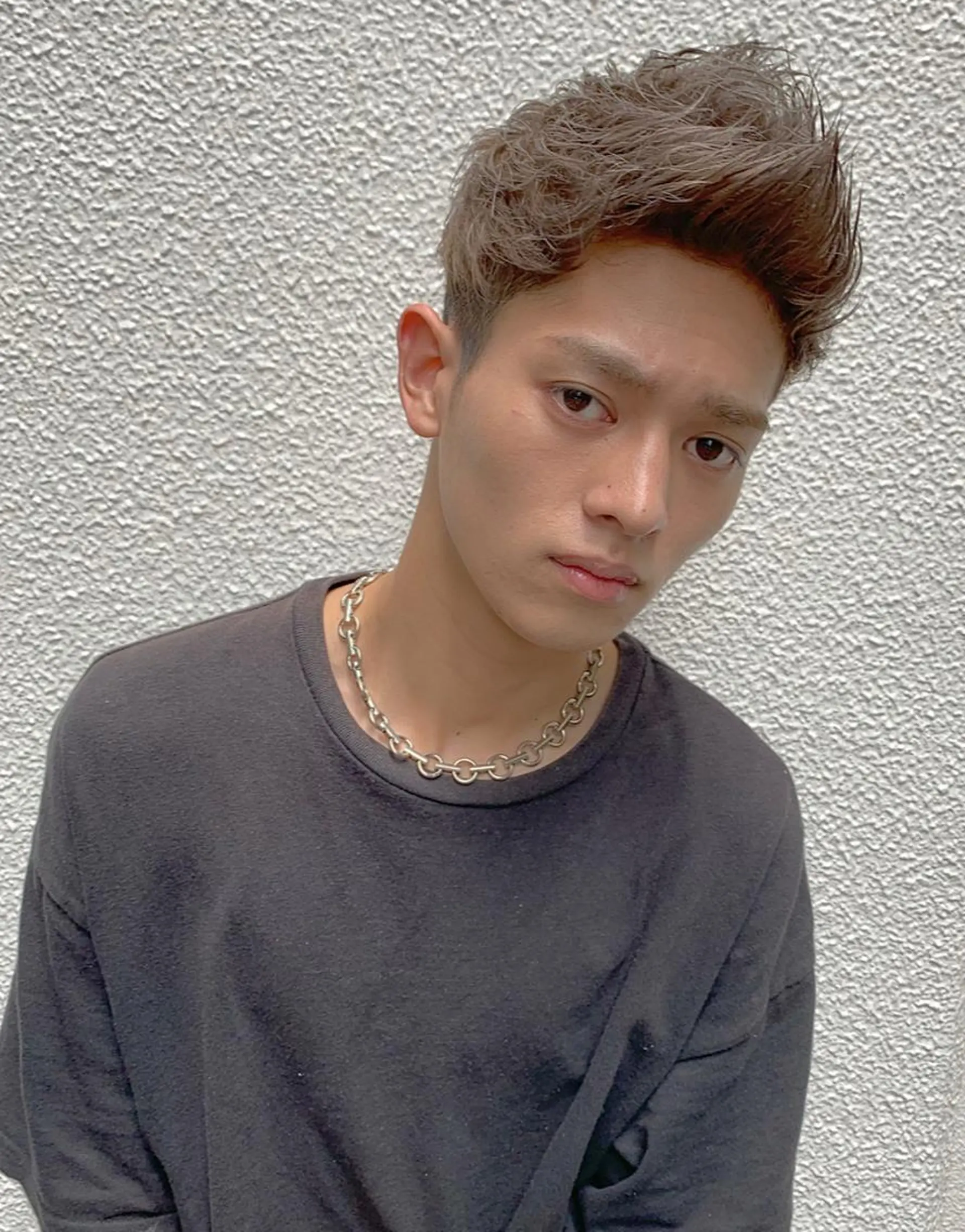 ショート カラー パーマ ヘアアレンジ メンズ モヒカン 刈り上げ NOGYI所属・野木 良平のヘアスタイル