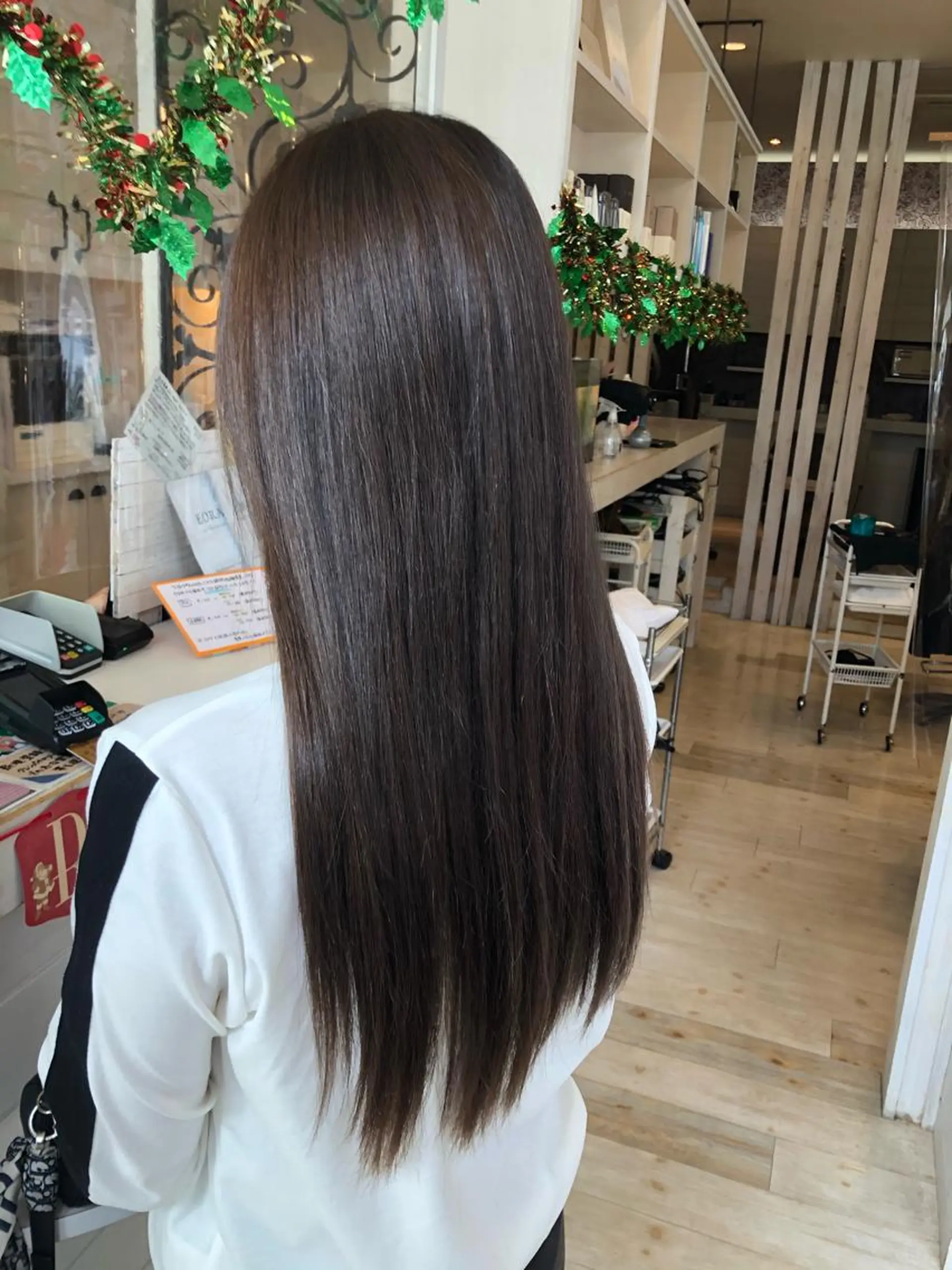 ロング カラー トリートメント ヘアカラー Crén by marie 真嘉比店所属・東恩納 誠のヘアスタイル