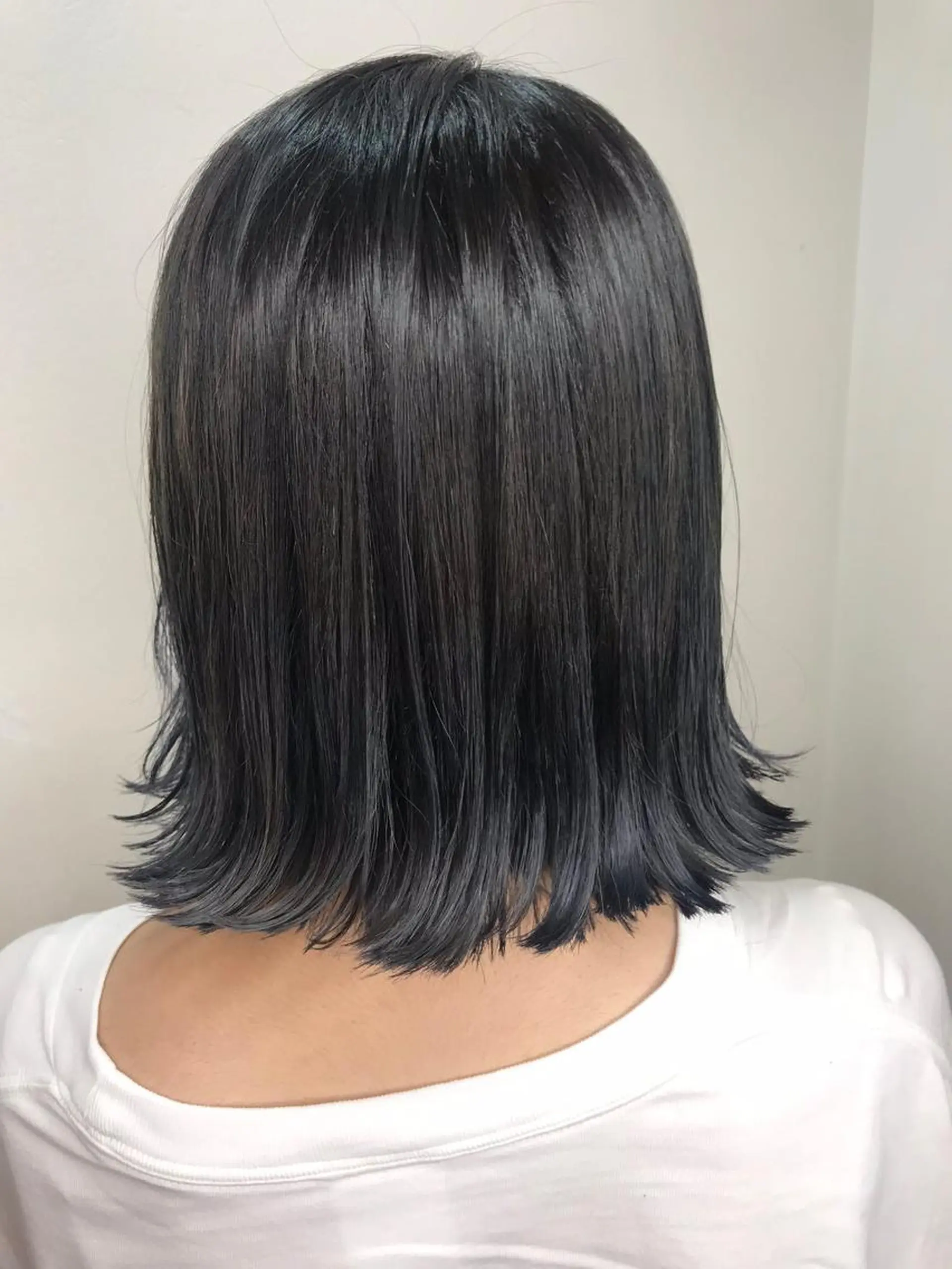 ミディアム ブリーチ毛対応酸性 ストレート🌈サキのヘアスタイル