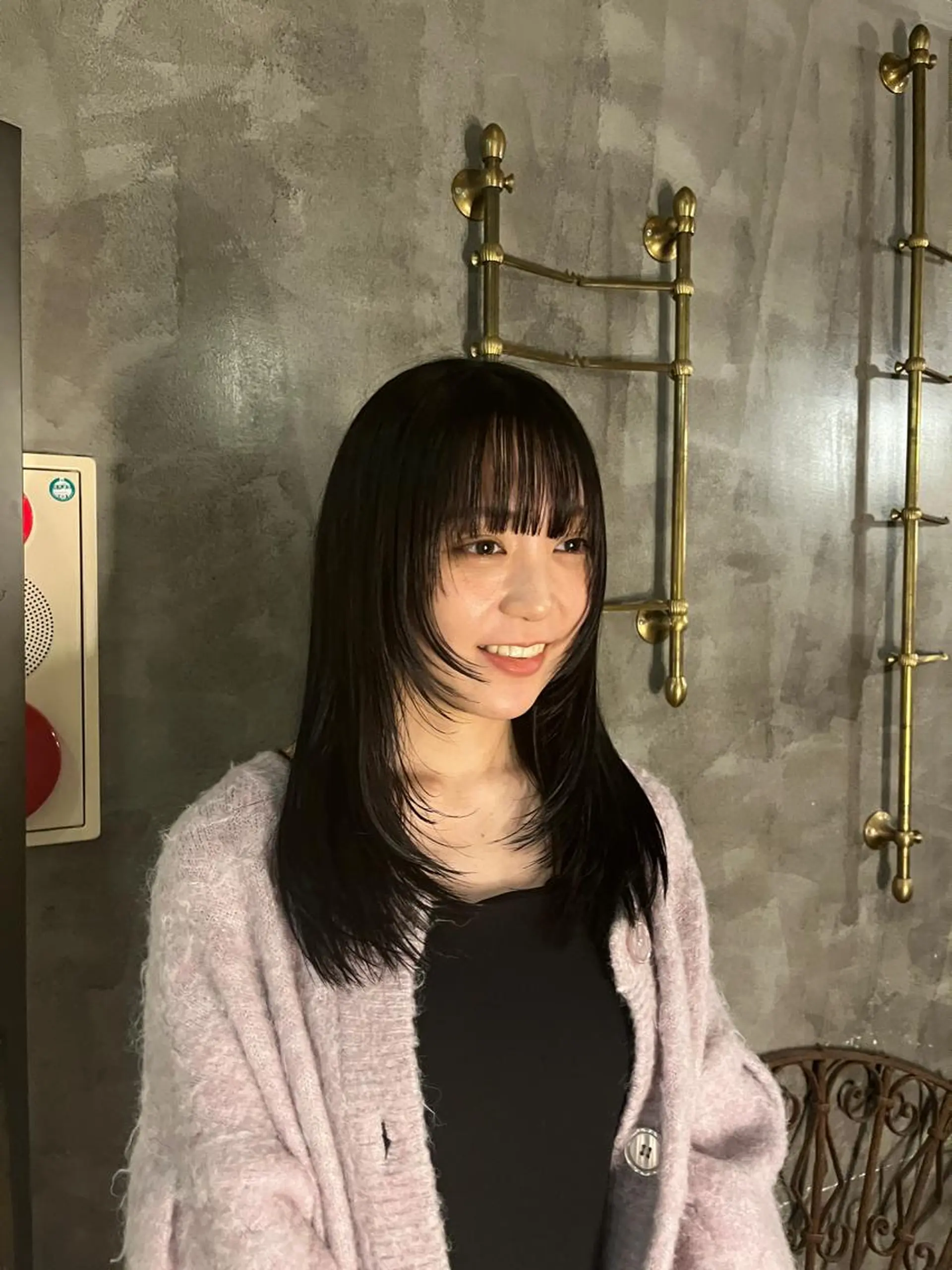 セミロング カラー HAIR MAKE  miel所属・🫧透明感カラー🫧 SHINSEIのヘアスタイル