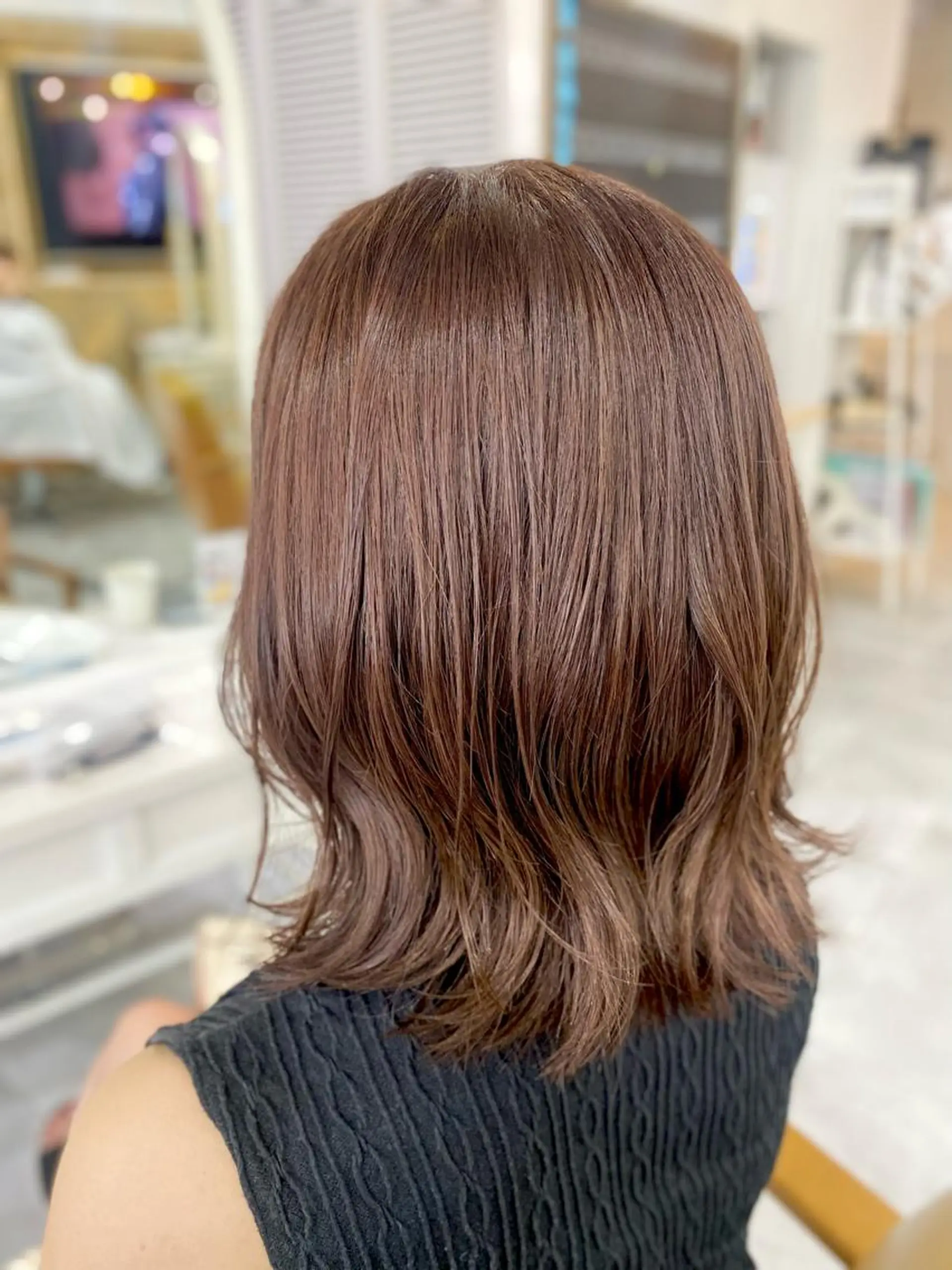 ミディアム カラー カット 🍟月舘りほ カラー/髪質改善🍟のヘアスタイル