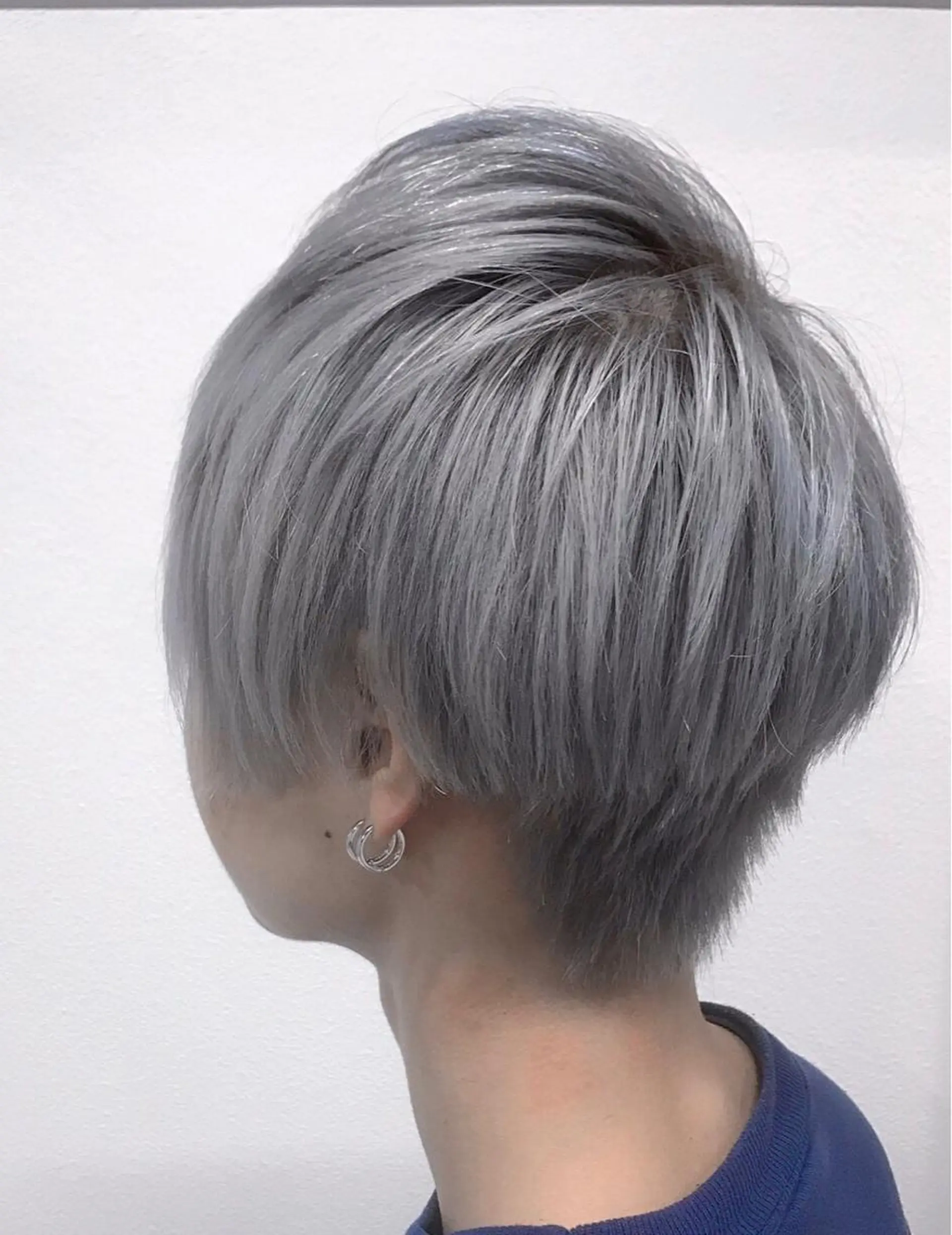 ショート カラー ヘアアレンジ シルバー カット ヘアカラー トリートメント GiseL天神カラー 髪質改善/ブリーチのヘアスタイル
