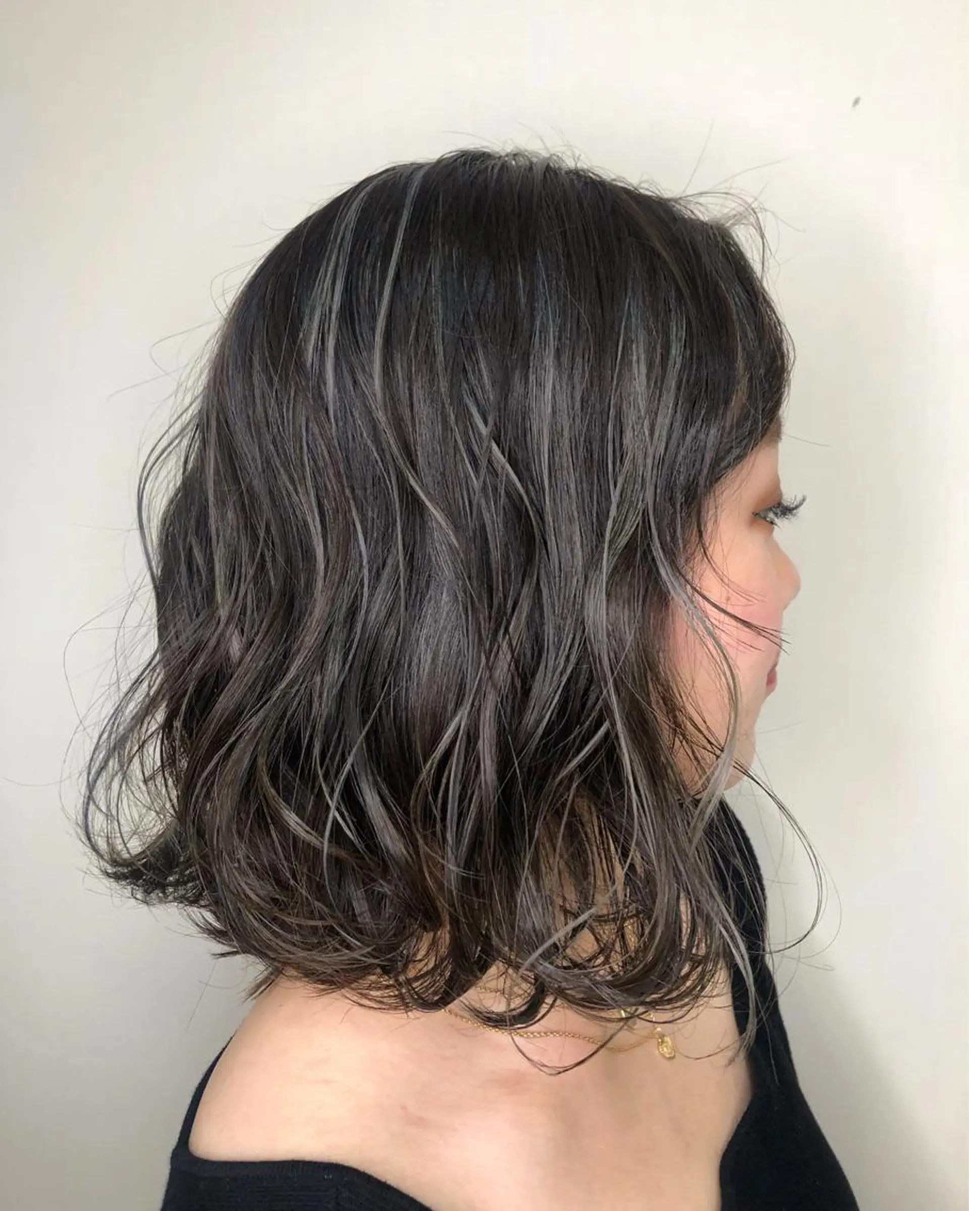 ミディアム カラー kr2s アメ村のヘアスタイル