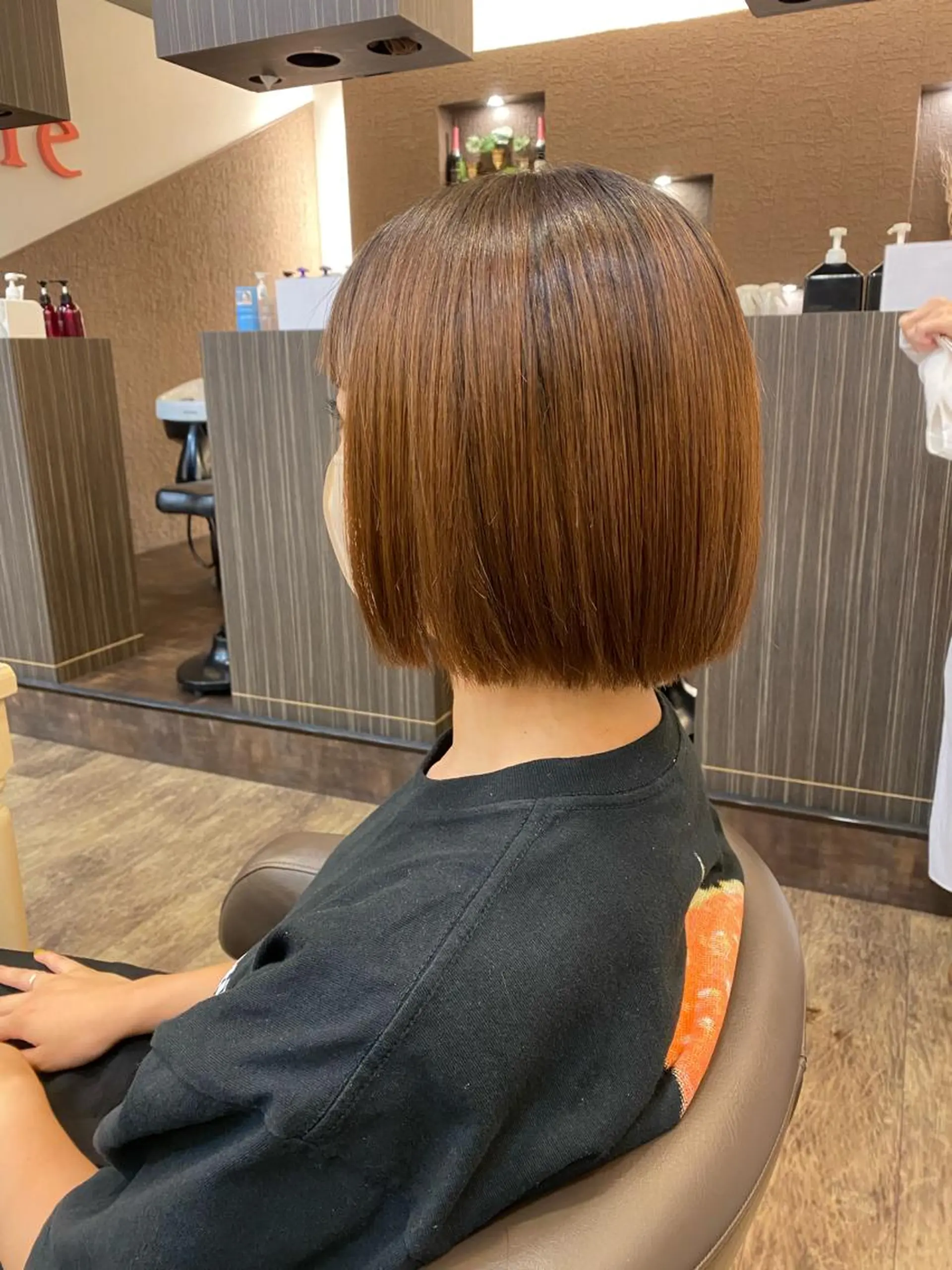 ショート ボブ 長嶋 花梨のヘアスタイル