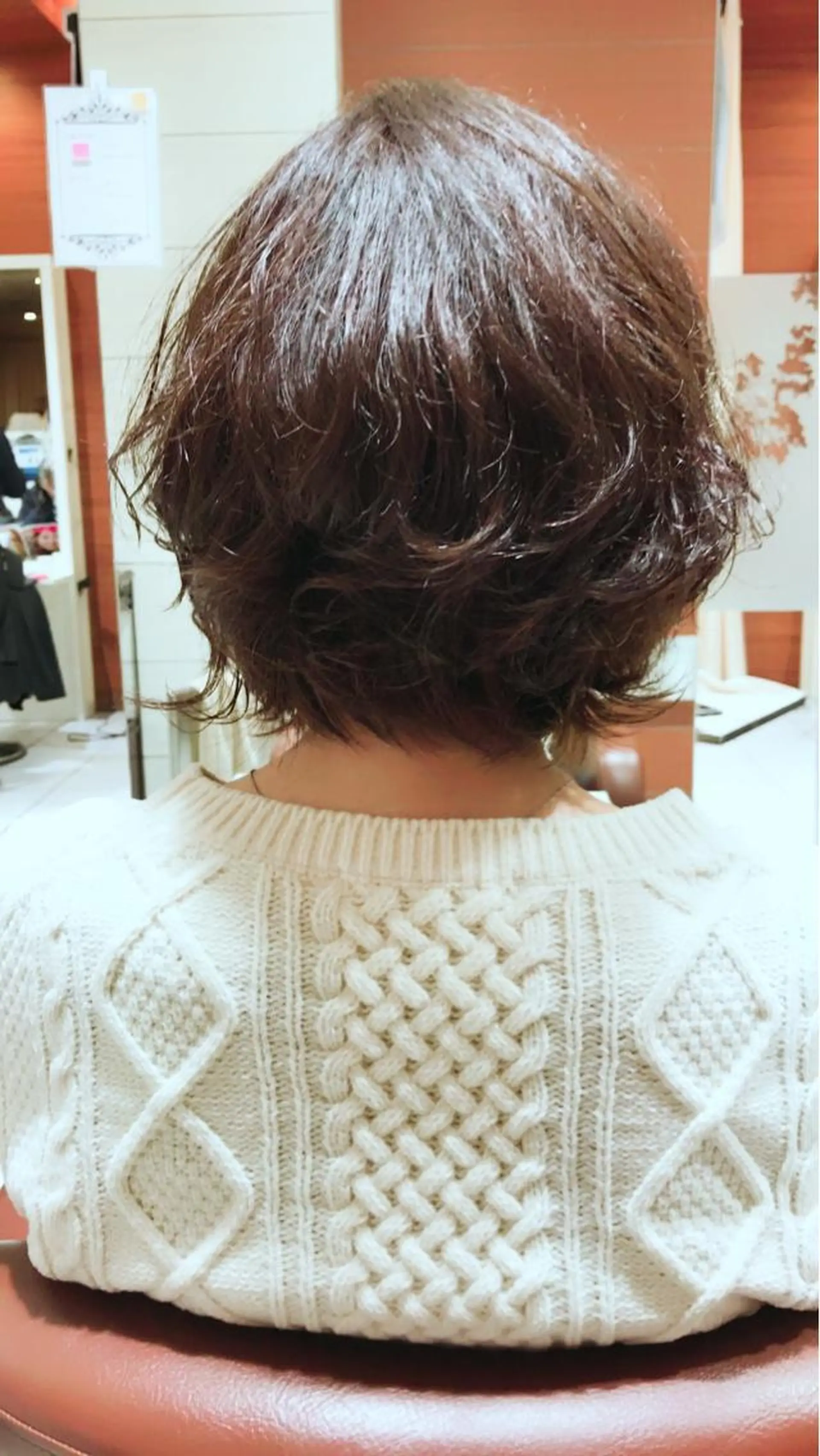 ショート パーマ テラモト カズヨシのヘアスタイル