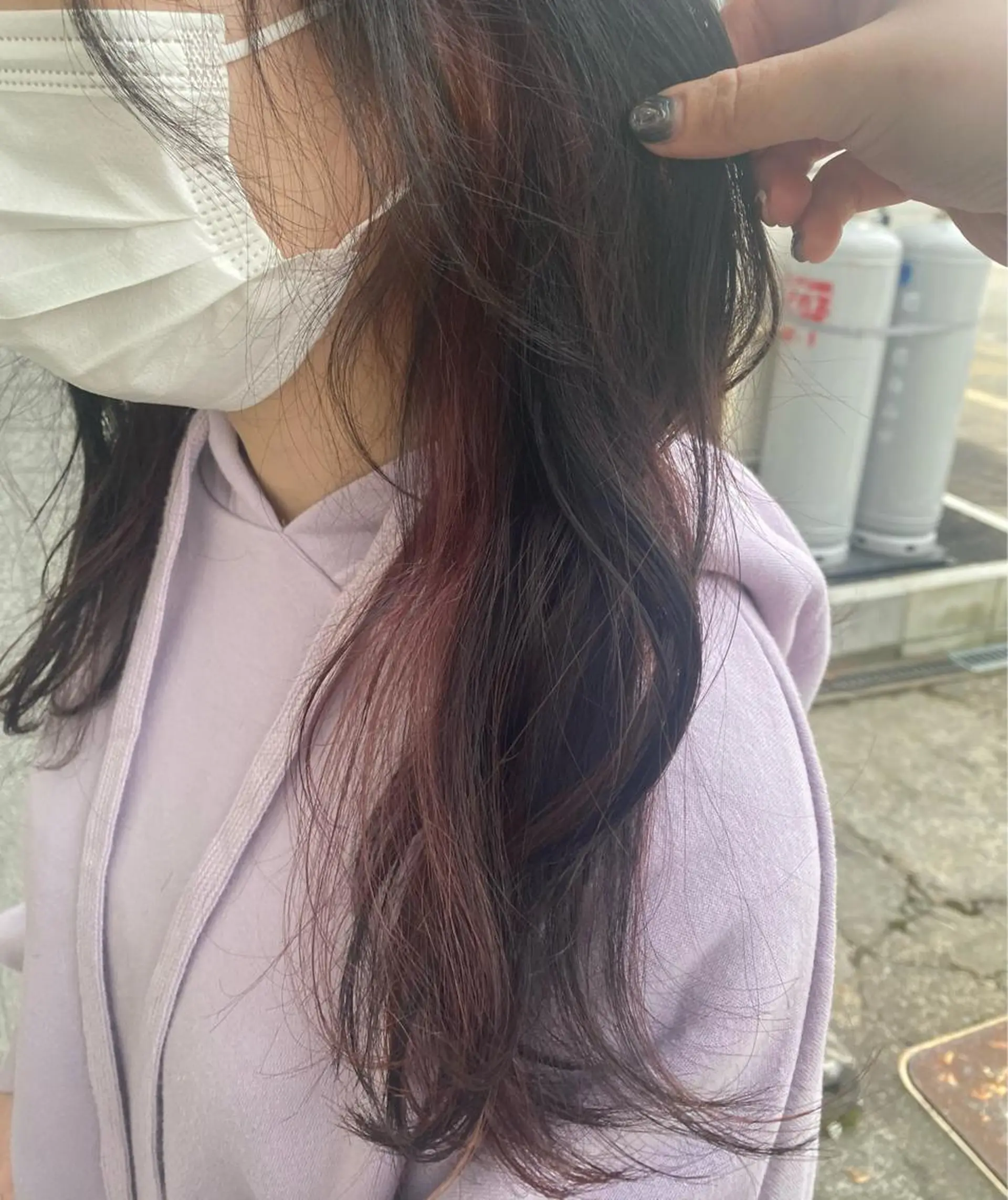 ロング ヘアカラー Un Fleur所属・立野 希沙のヘアスタイル