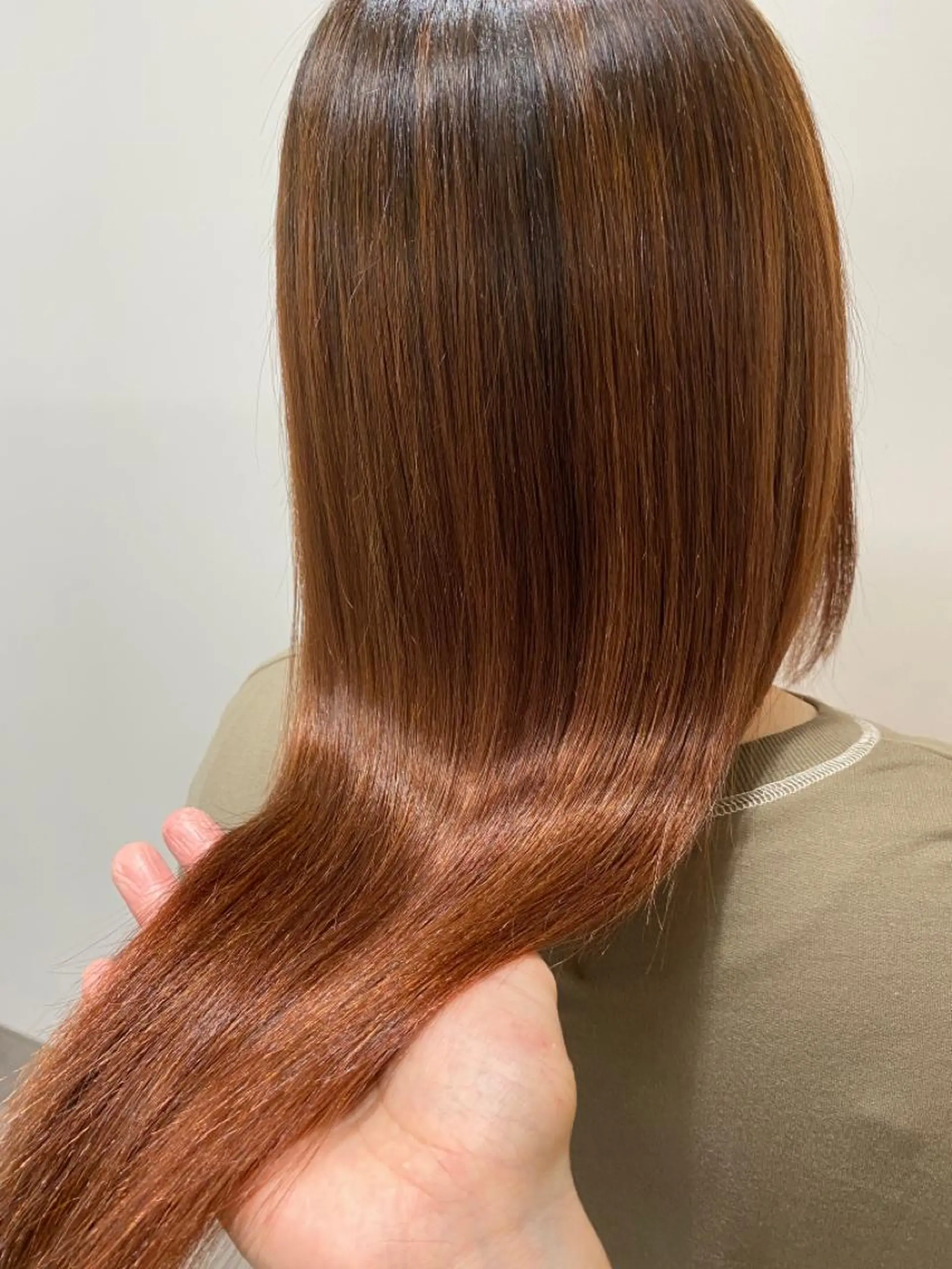 ロング カラー 髪質改善 縮毛矯正 トリートメント ヘアカラー トリートメント ヘッドスパ 髪質改善・育髪サロンABELIA所属・大西 敦之のヘアスタイル