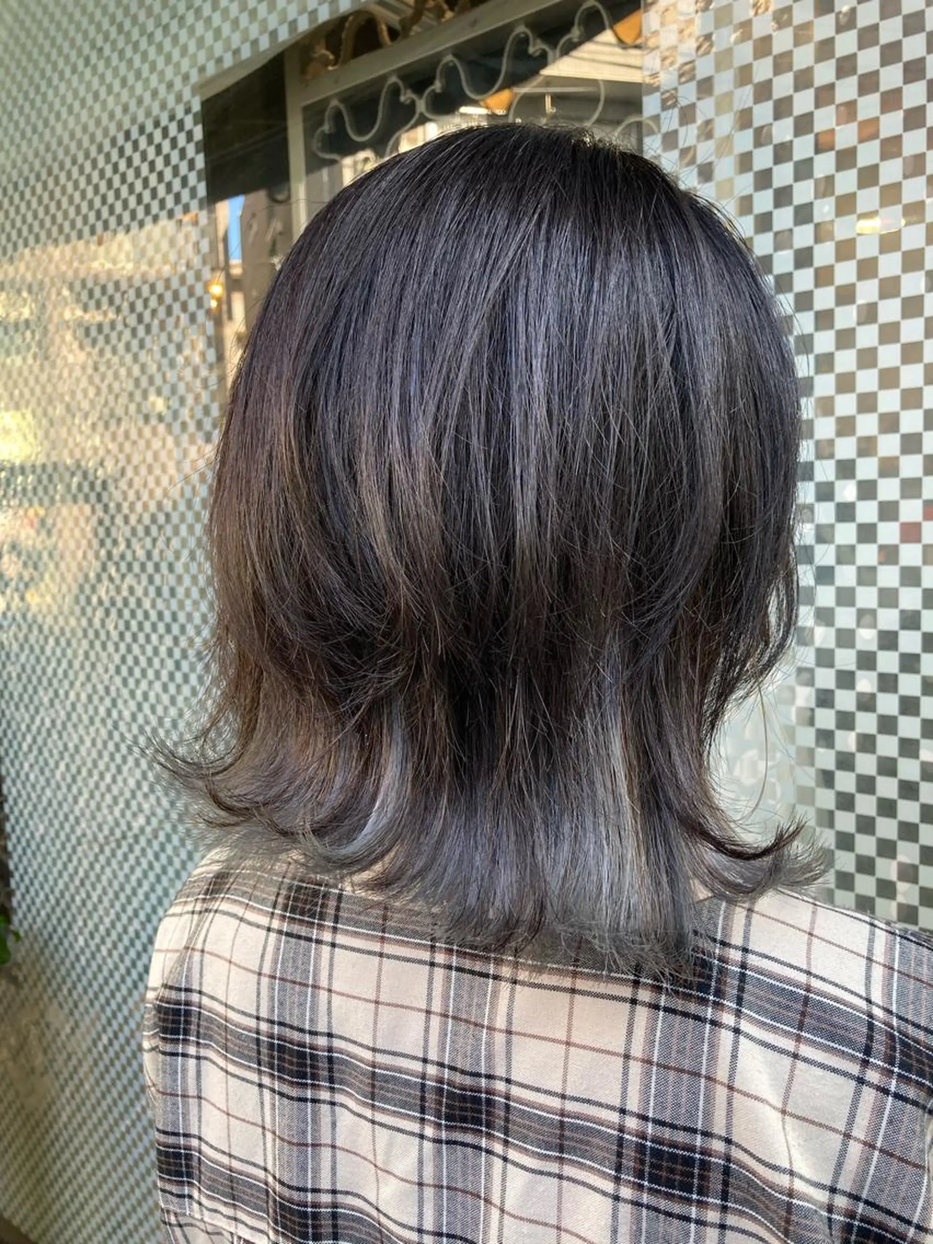 ミディアム カラー アディクシーカラー ダブルカラー インナーカラー ヘアカラー 宮原 佳苗のヘアスタイル