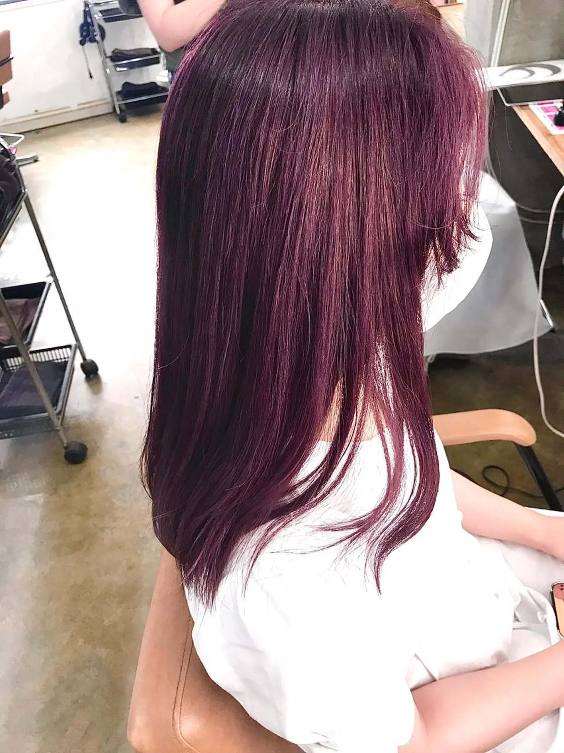 ミディアム カラー ヘアカラー 縮毛矯正 トリートメント 💎髪質改善💎 デザイナーshinのヘアスタイル