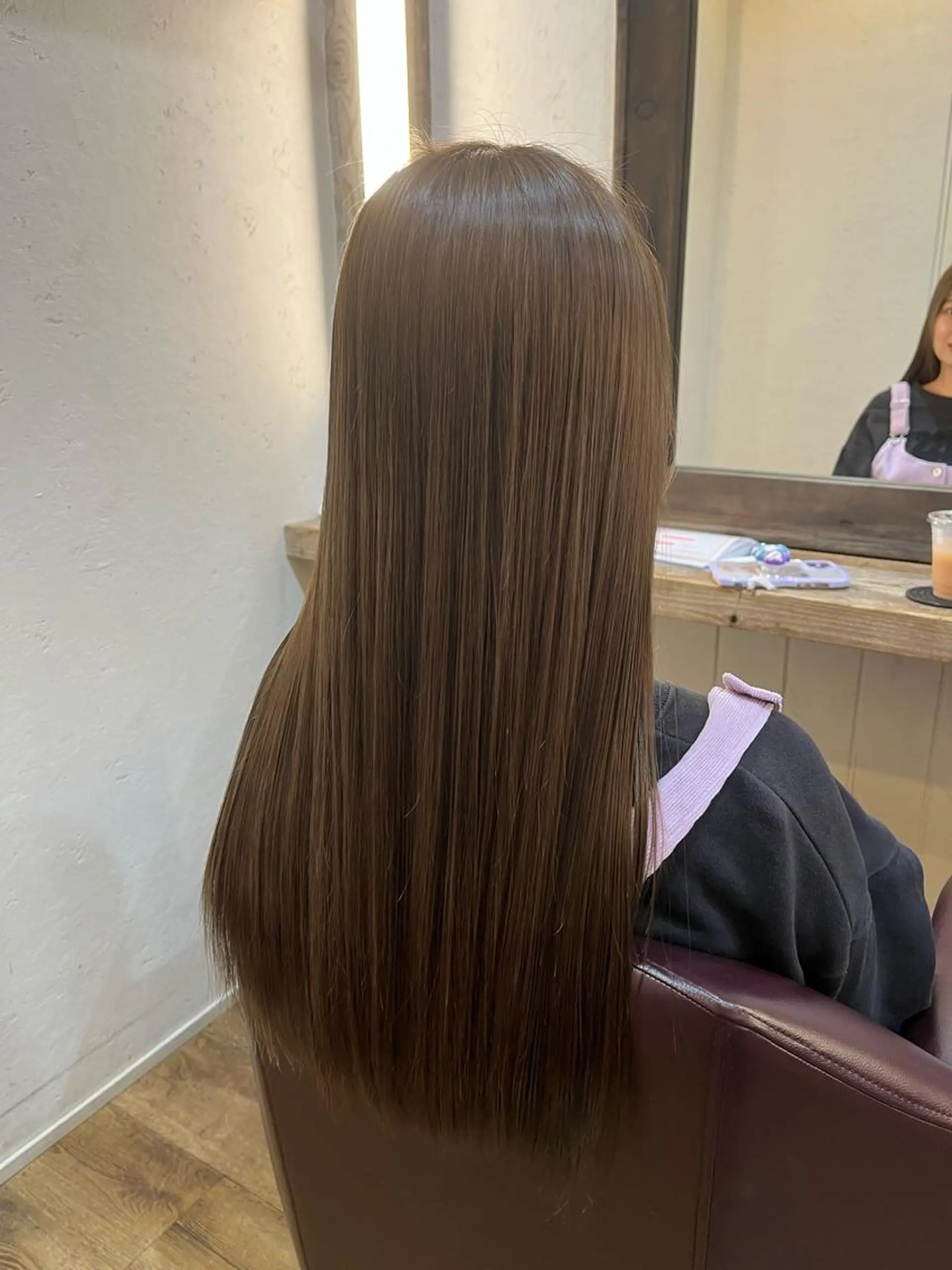 ロング カラー 透明感カラー カット ヘアカラー トリートメント ブリーチ カラー/久保田彰のヘアスタイル