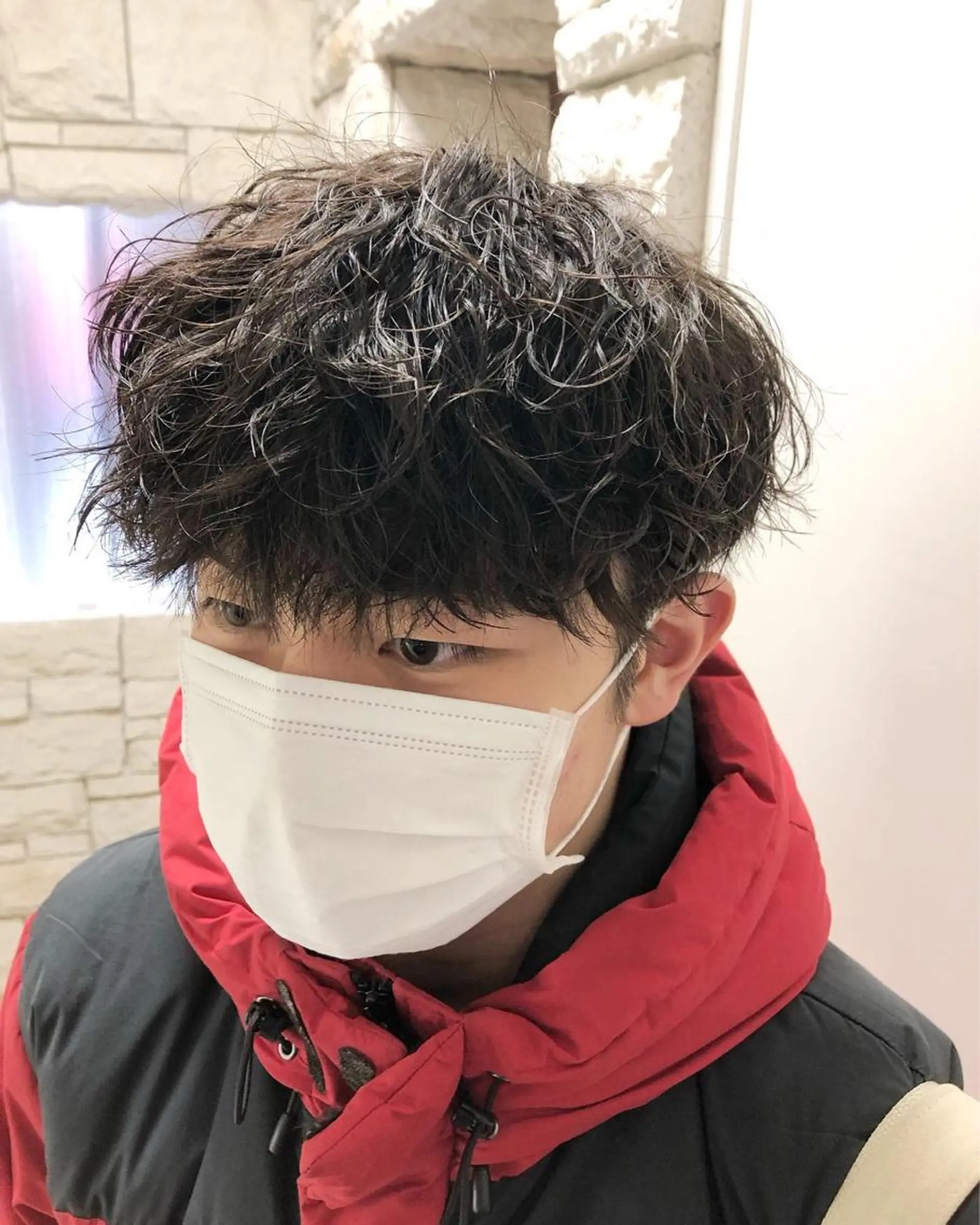 パーマ ヘアアレンジ メンズ メンズパーマ ツイストスパイラルパーマ 波巻きパーマ スパイラルパーマ カット パーマ トリートメント ヘアセット ainico+所属・メンズ特化✂️栗原 侑也のヘアスタイル