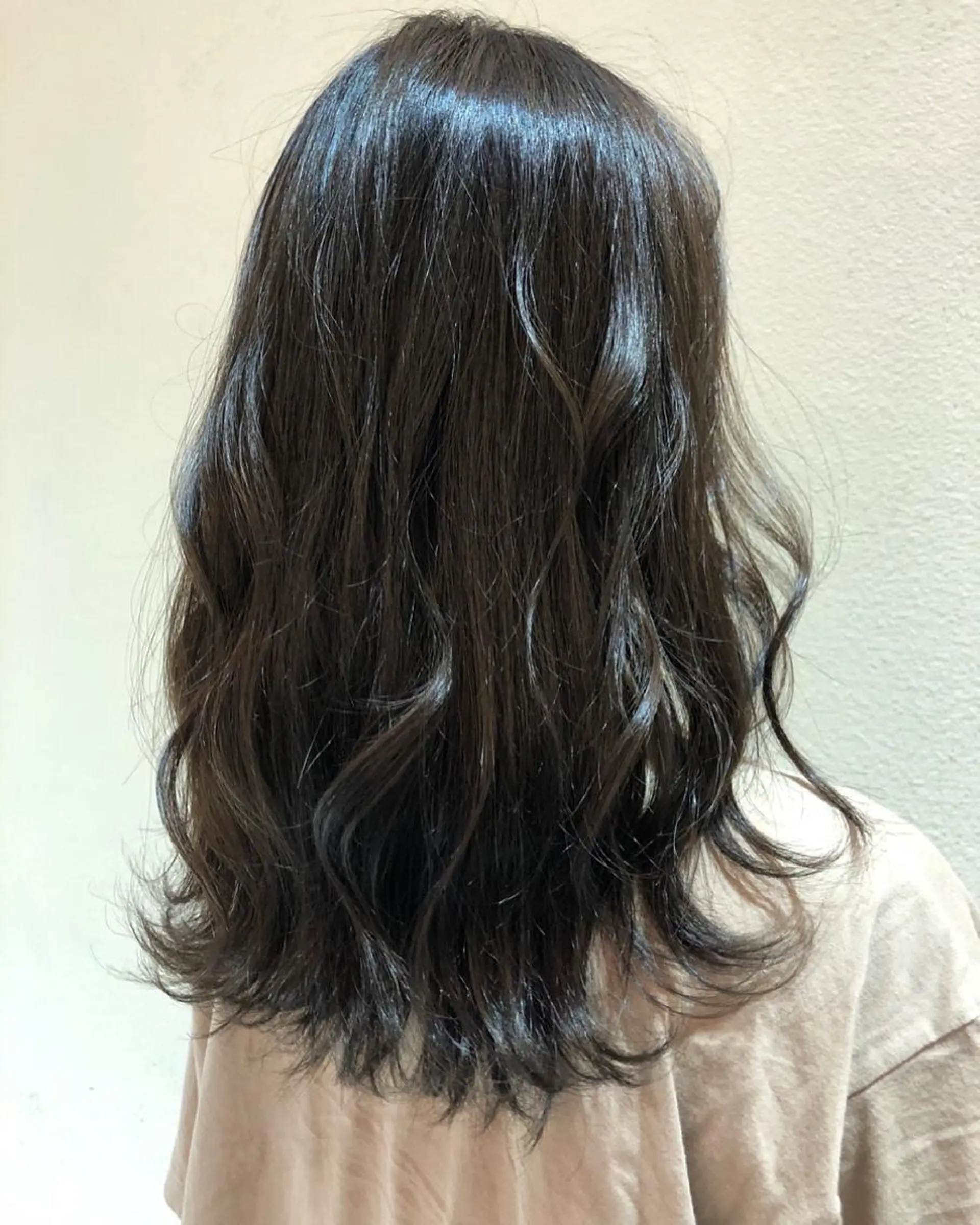 ロング カット ヘアカラー トリートメント 木村 真知子のヘアスタイル