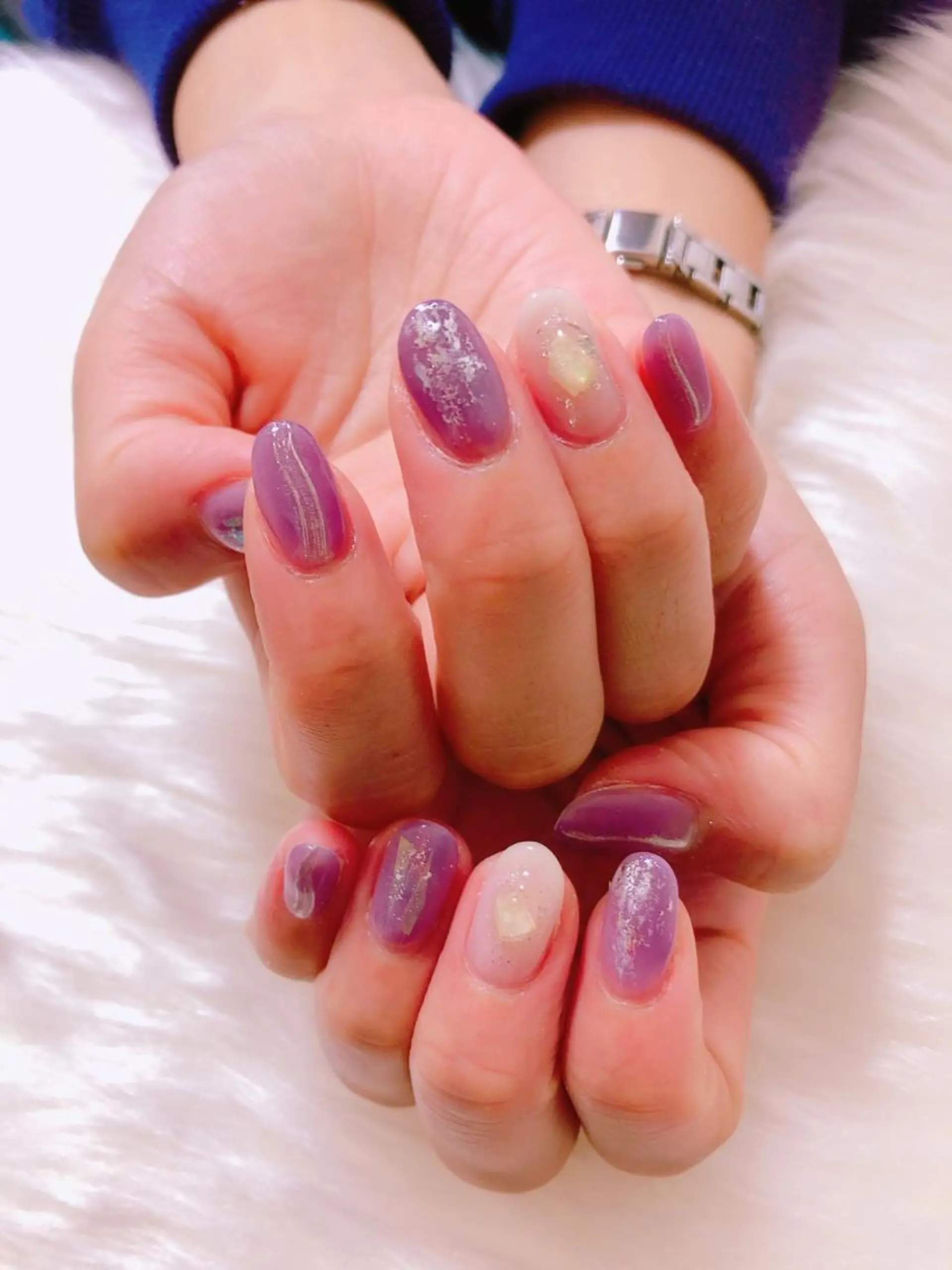 ネイル ニュアンスネイル シンプルネイル kiki nail 二子玉川のネイルデザイン
