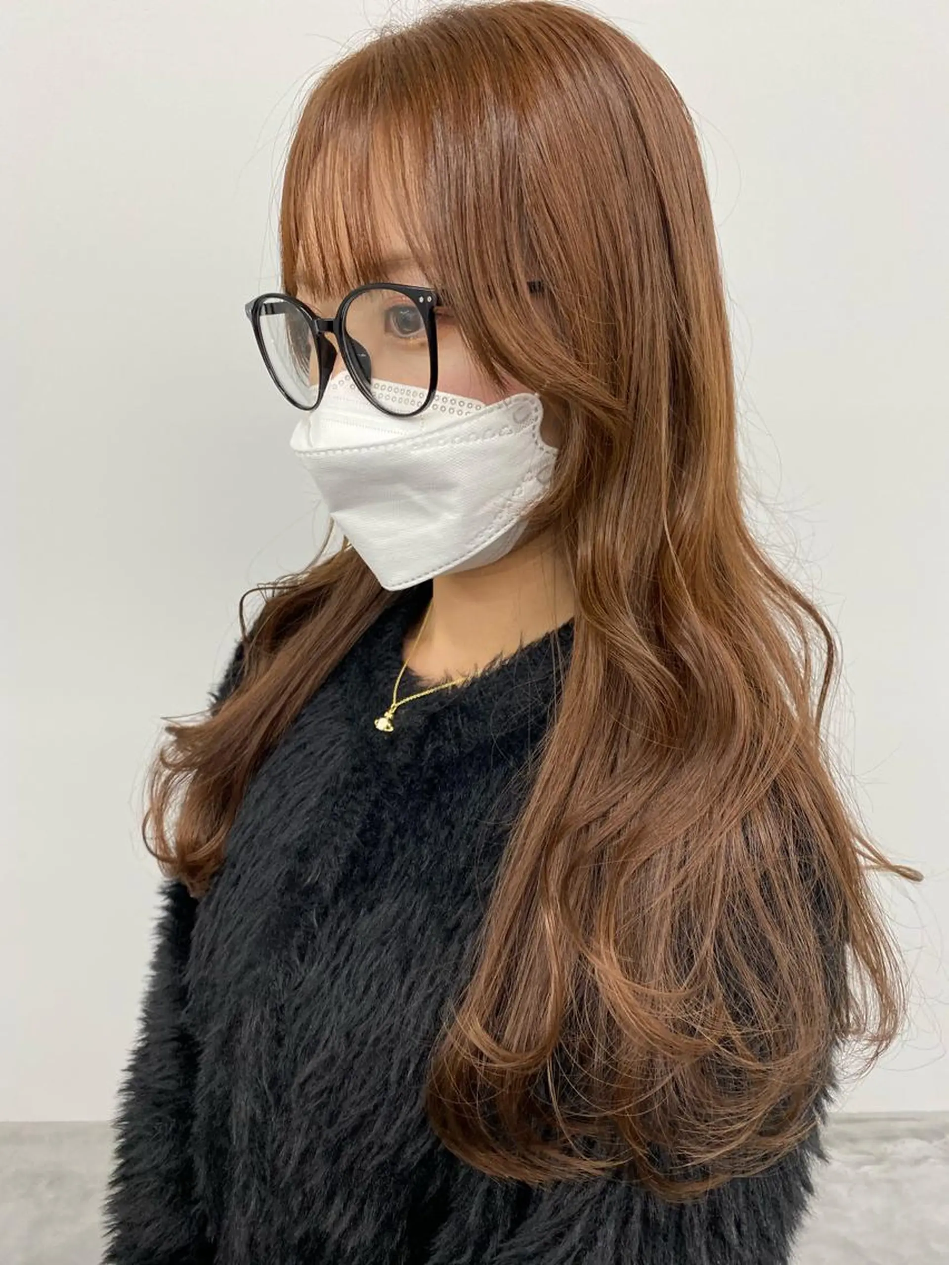 ロング カラー ヘアアレンジ カット ヘアカラー トリートメント 寒河江 友花のヘアスタイル