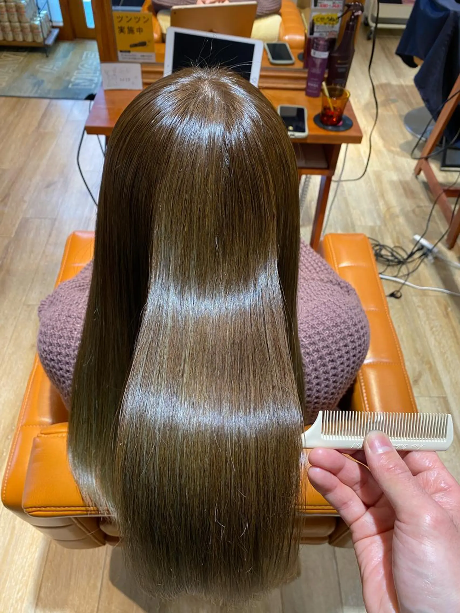 セミロング カット ヘアカラー トリートメント ヘッドスパ ICON所属・艶美髪マスター 店長✂︎YUKKEのヘアスタイル