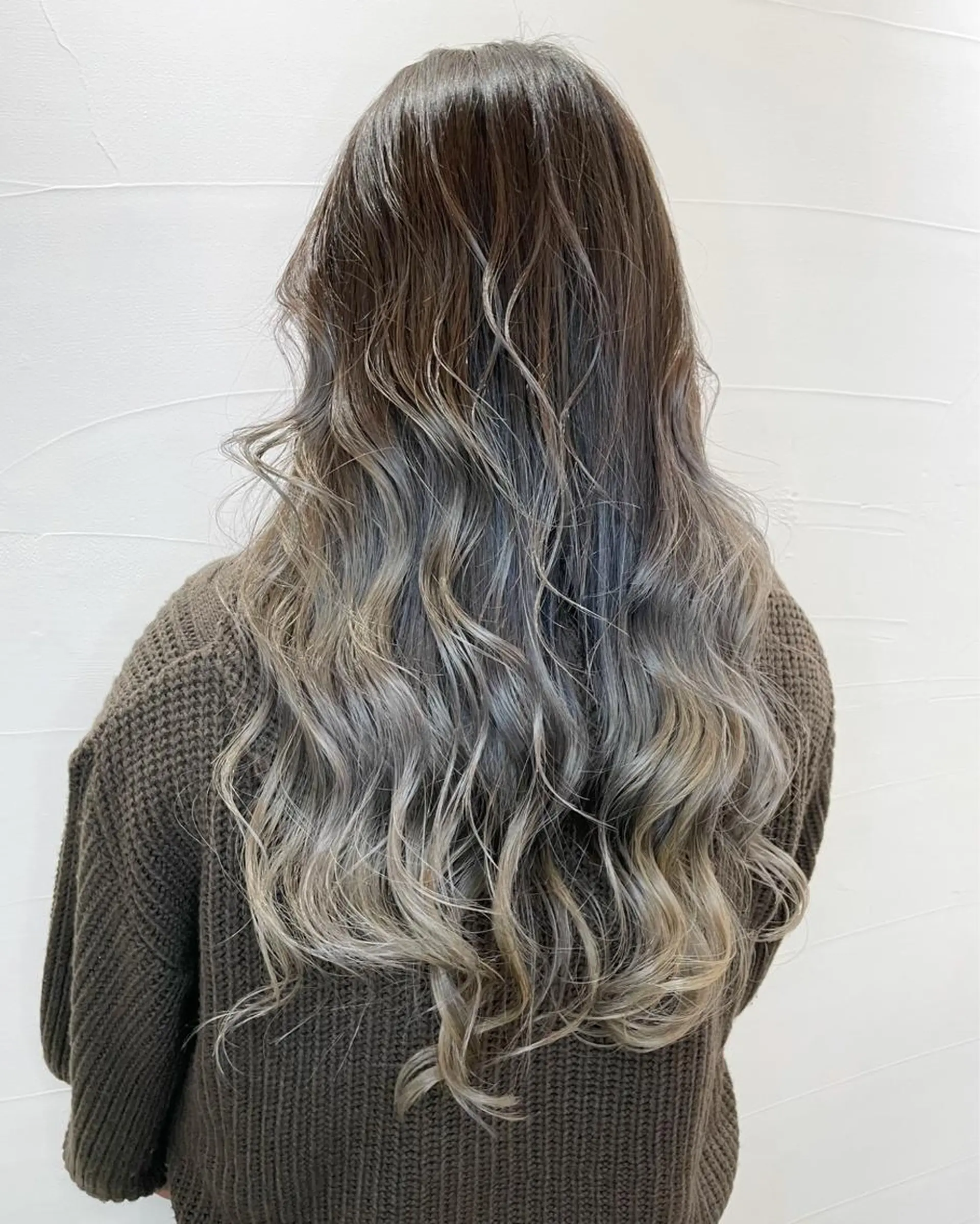 セミロング バレイヤージュカラー 特化美容師✨星皓太のヘアスタイル