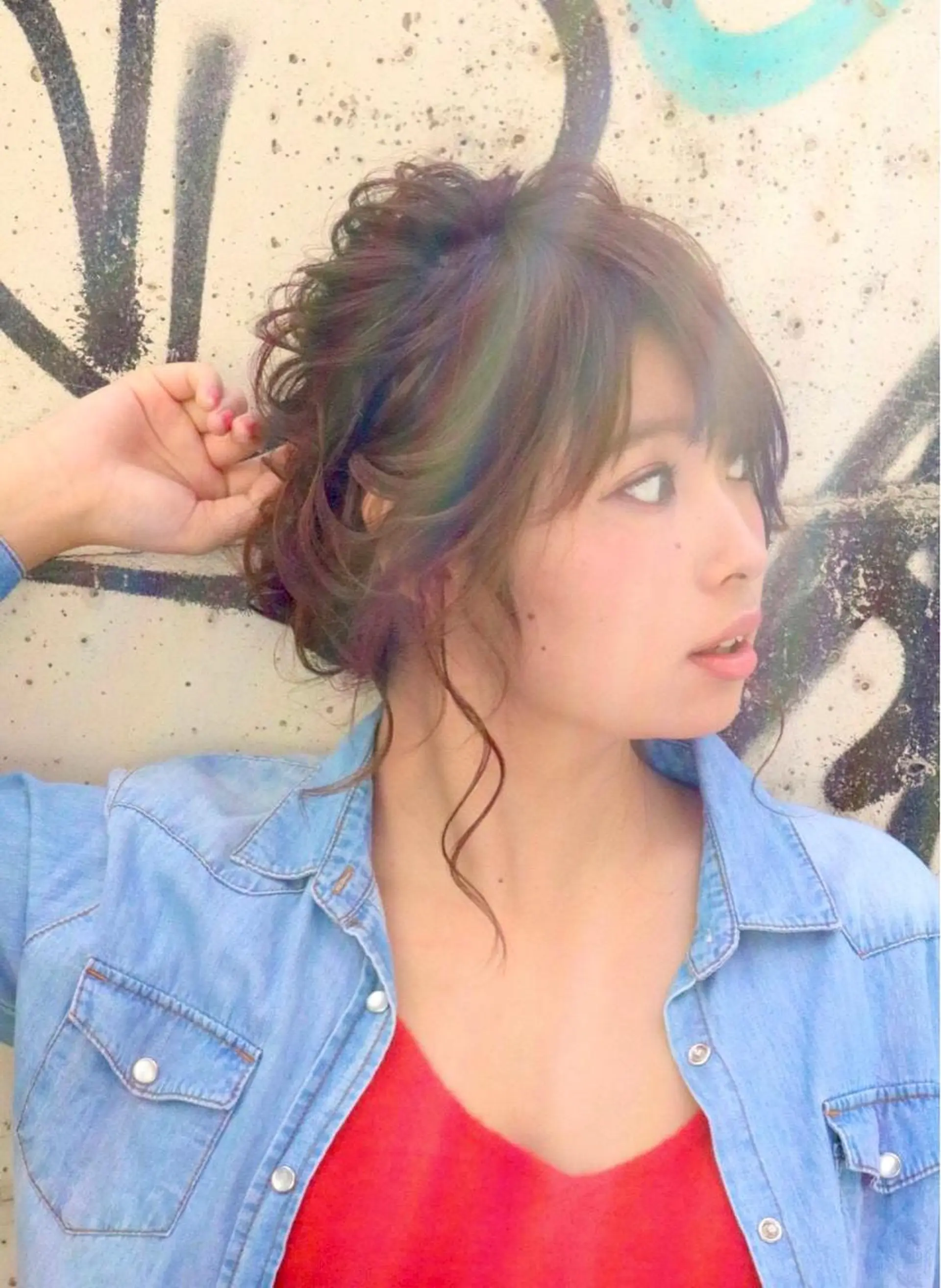 ミディアム まつパ・ヘアセット ♡Chinami♡のマツエク・マツパデザイン