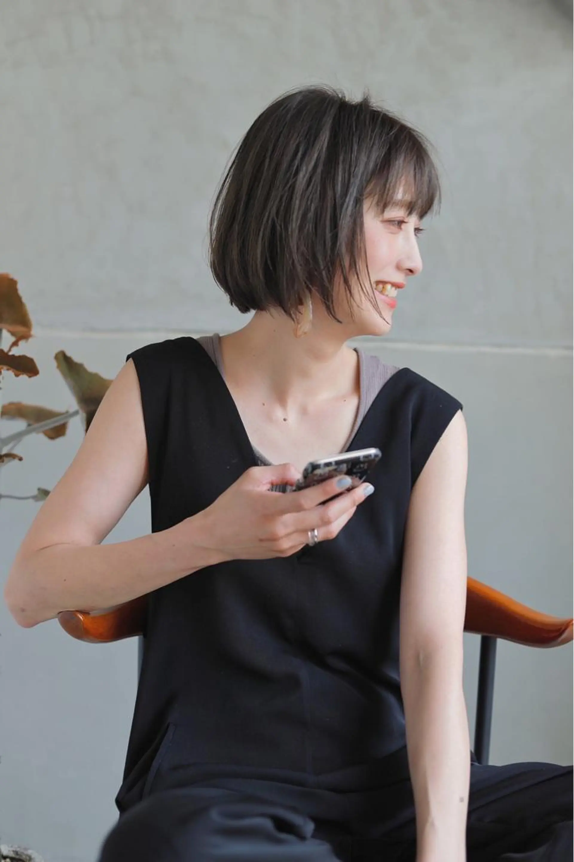ショート カット ヘアカラー ヘッドスパ 落合 妙佳のヘアスタイル
