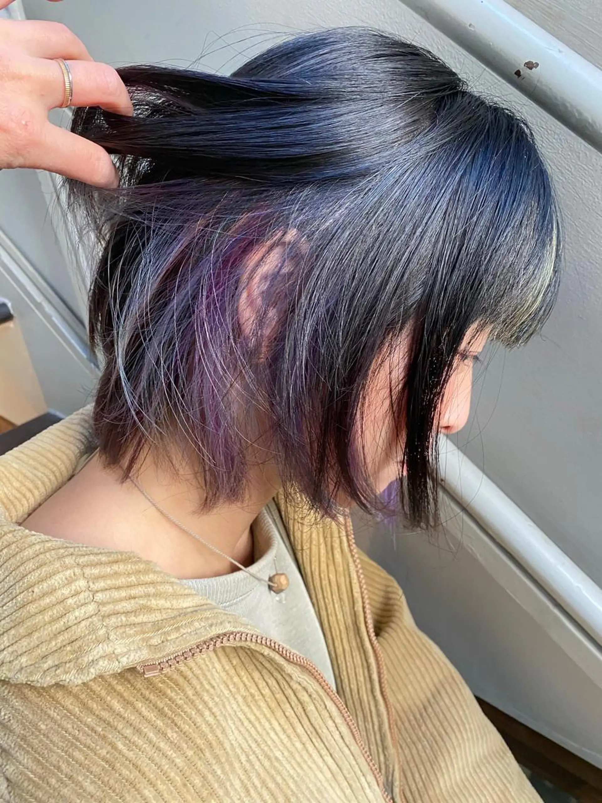 カラー インナーカラー バイオレットカラー ウプ🦋marina takeuchiのヘアスタイル