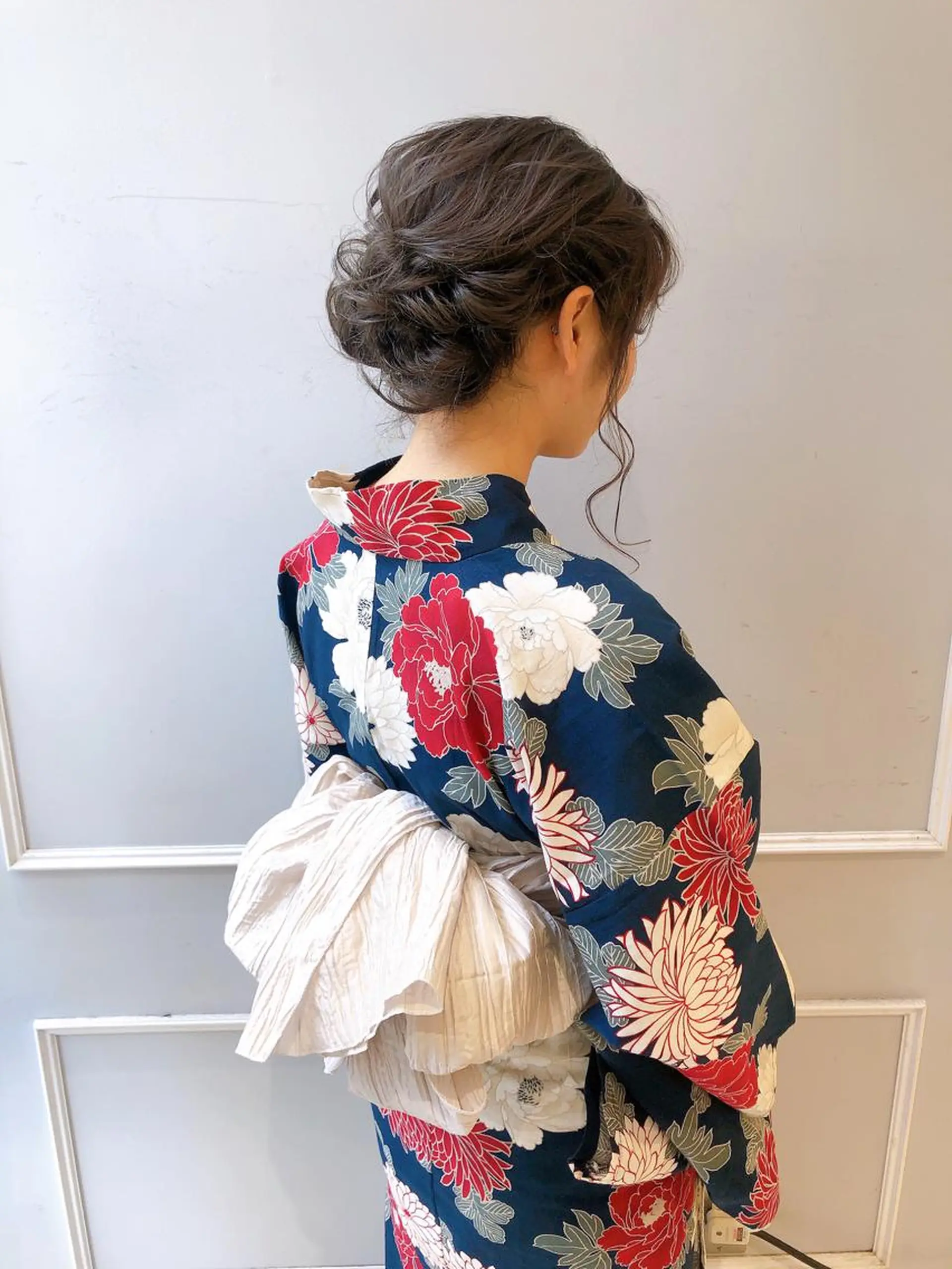 ヘアアレンジ 着付け 似合わせ艶髪カラー ❤️ハダユミのヘアスタイル