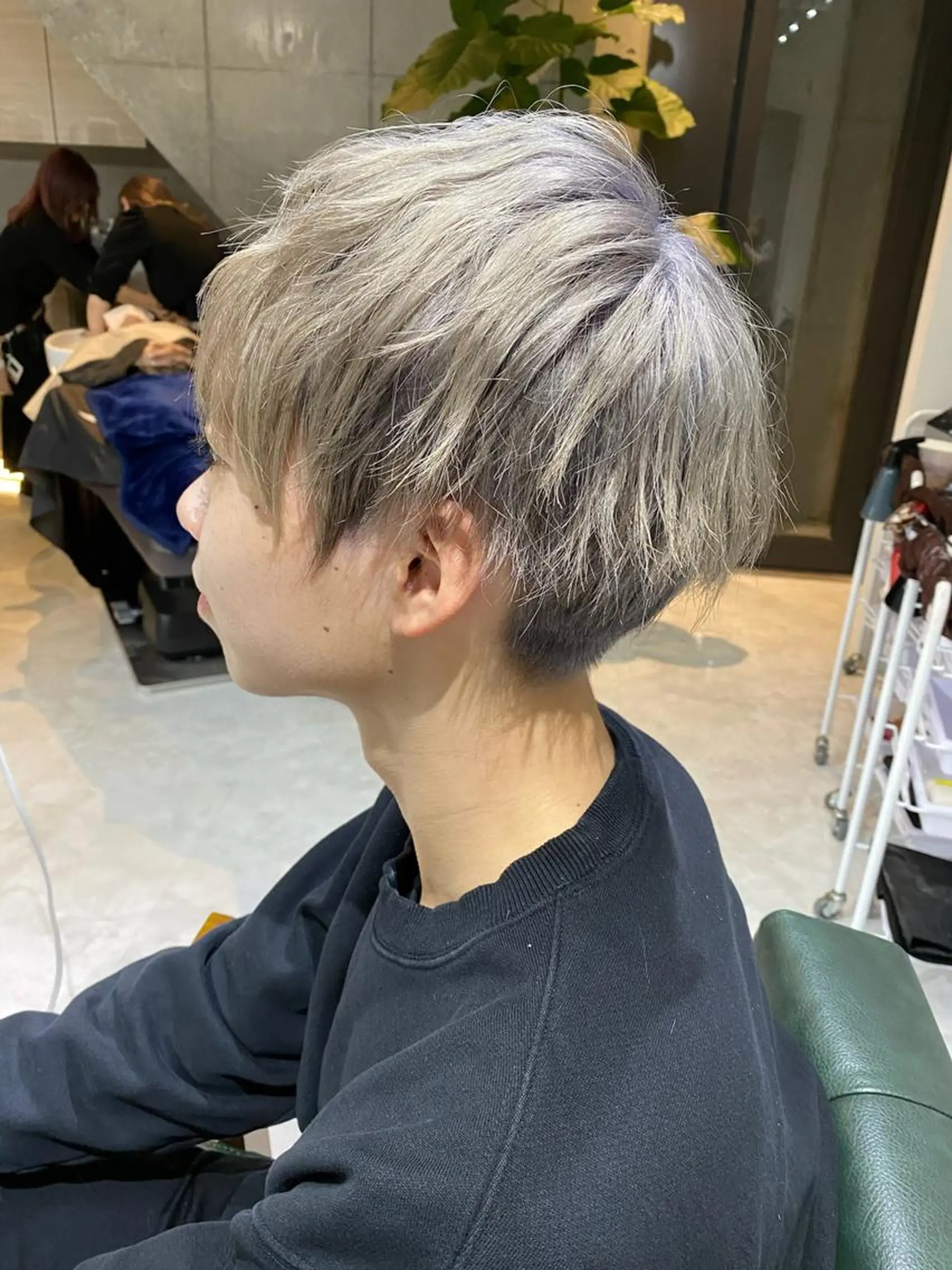 ショート カラー ヘアアレンジ メンズ メンズブリーチ メンズ韓国風 韓国マッシュ マッシュ ツーブロック 𝐑𝐈𝐍𝐊𝐀 🐷🖤のヘアスタイル