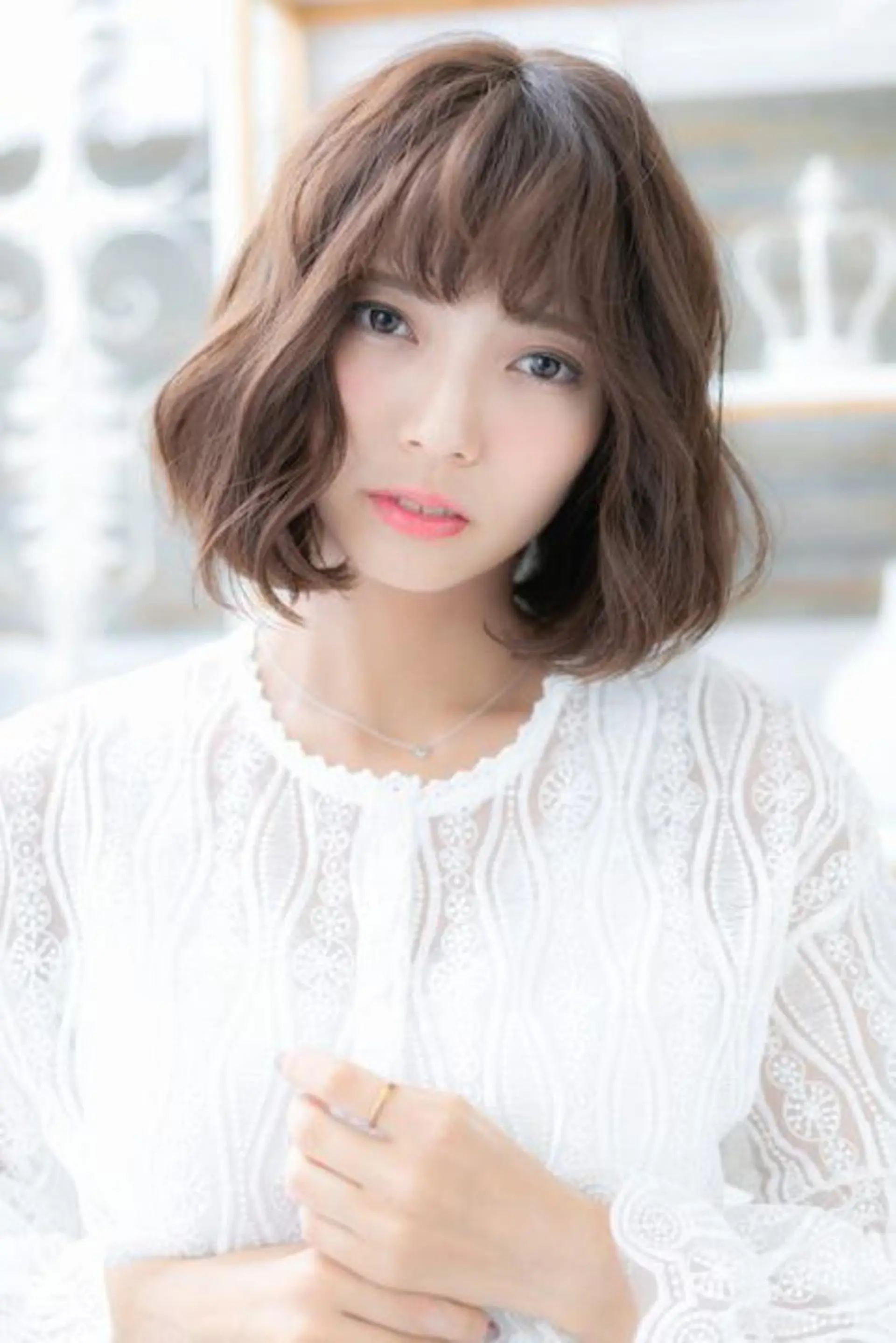 ミディアム カラー パーマ COVER HAIR bliss 大宮店所属・出川 宙☘️のヘアスタイル