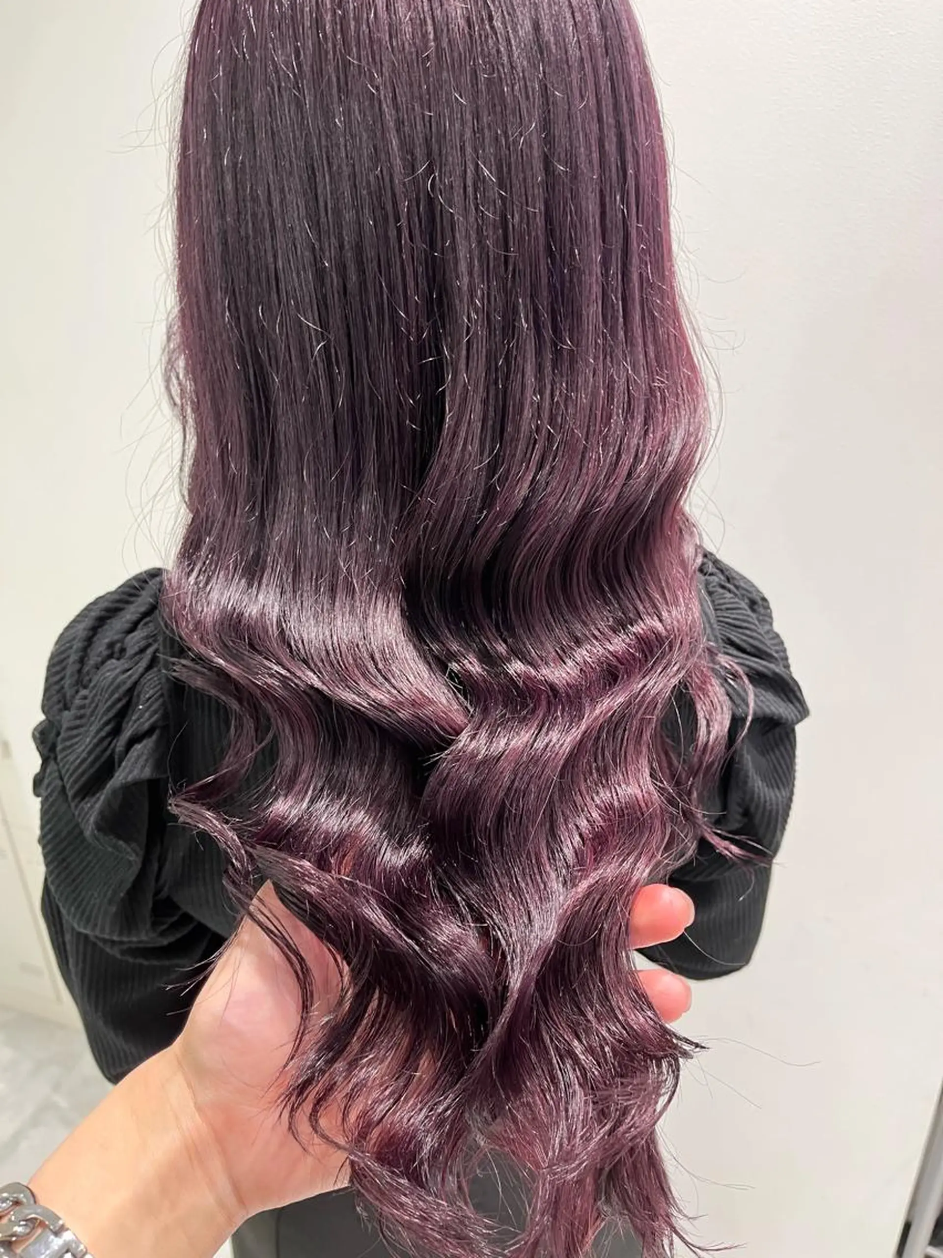 ロング ヘアカラー トリートメント ヘッドスパ ヘアセット I S所属・🌿透明感カラー‪ 縮毛矯正✨かずきのヘアスタイル