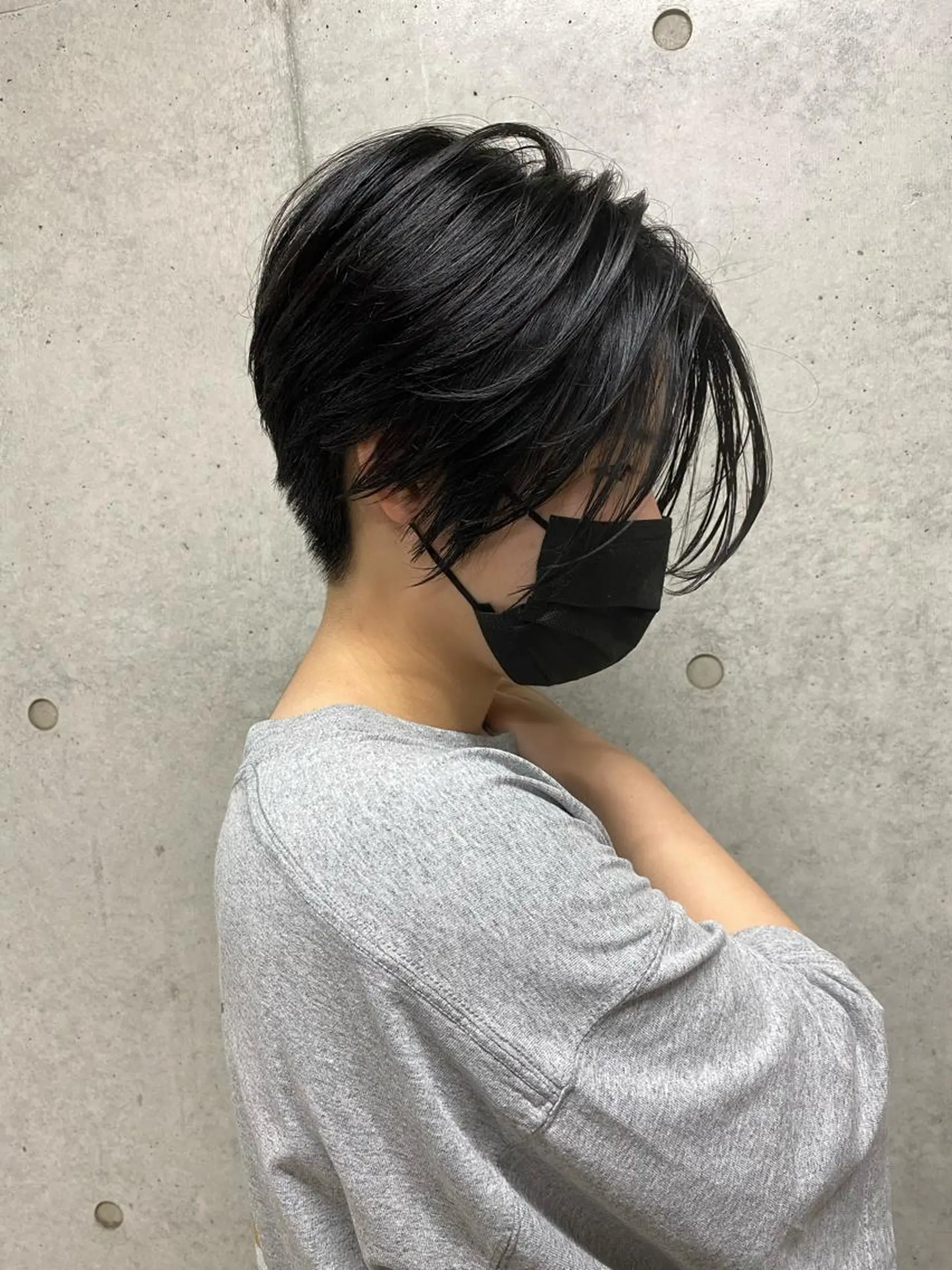 ショート ハンサムショート ショートヘア Lily 日吉所属・髪質改善/艶カラー 🫧オカベナオヤ🫧のヘアスタイル
