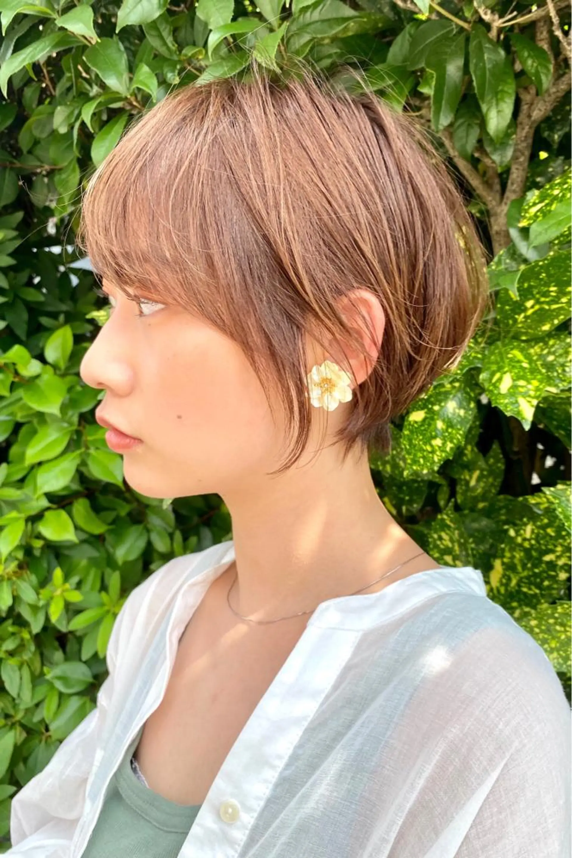 ショート カラー 透明感カラーブリーチ 🌼シゲモトアヤ🌼のヘアスタイル