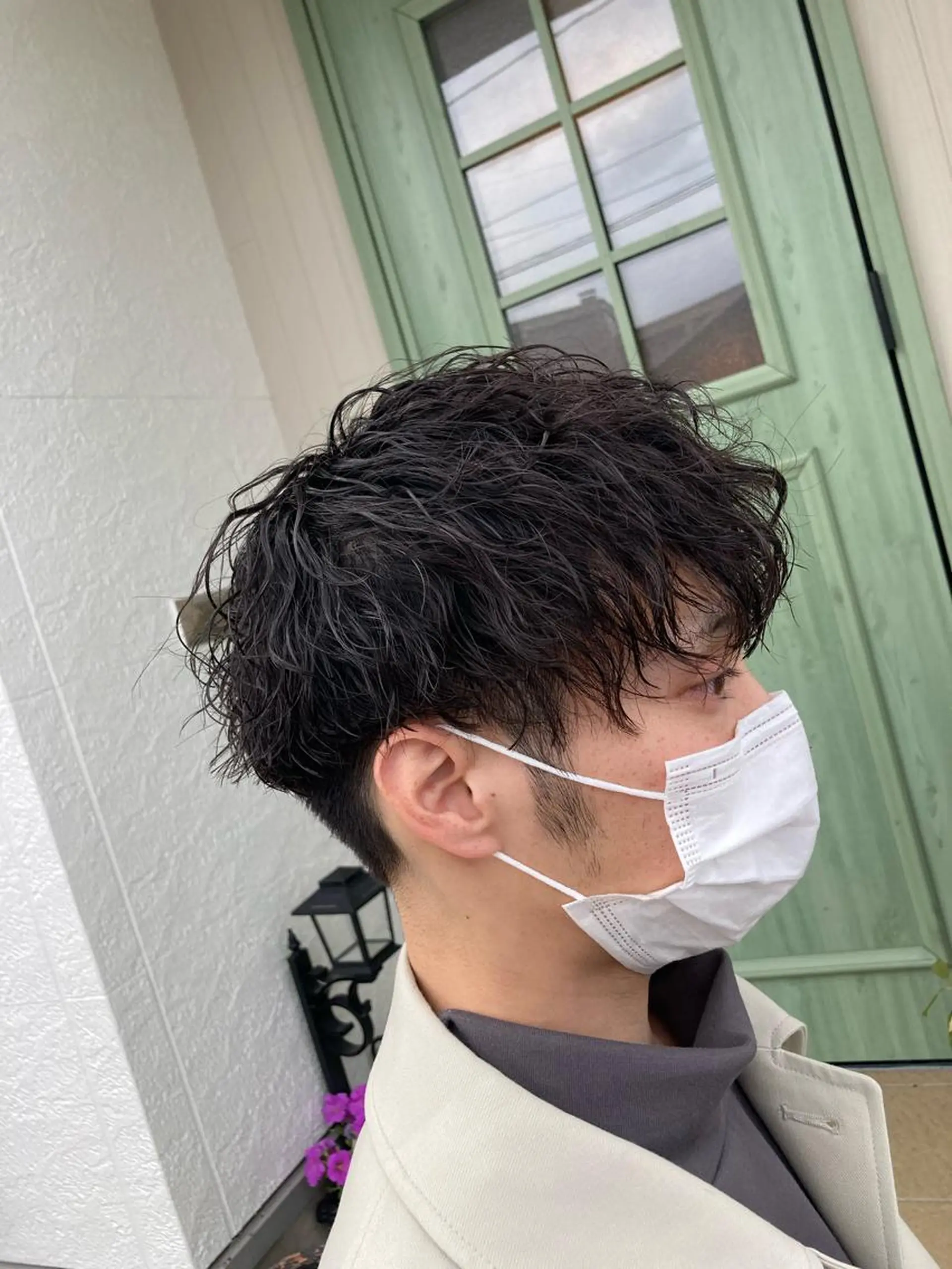 ミディアム パーマ メンズ パーマが得意な【最高 悠斗】のヘアスタイル