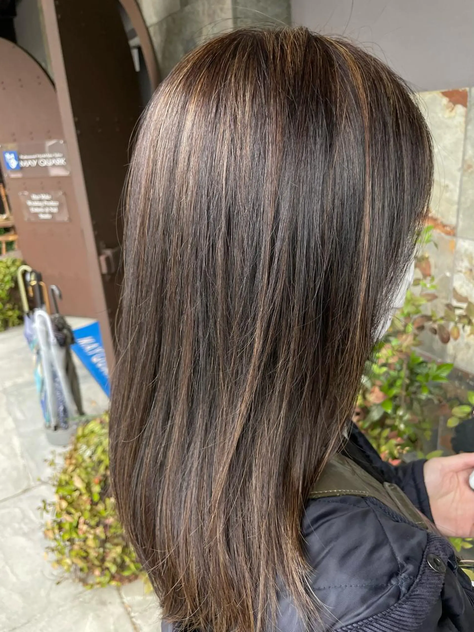 ミディアム ハイライト ヘアカラー MayQuark所属・MAY QUARKのヘアスタイル