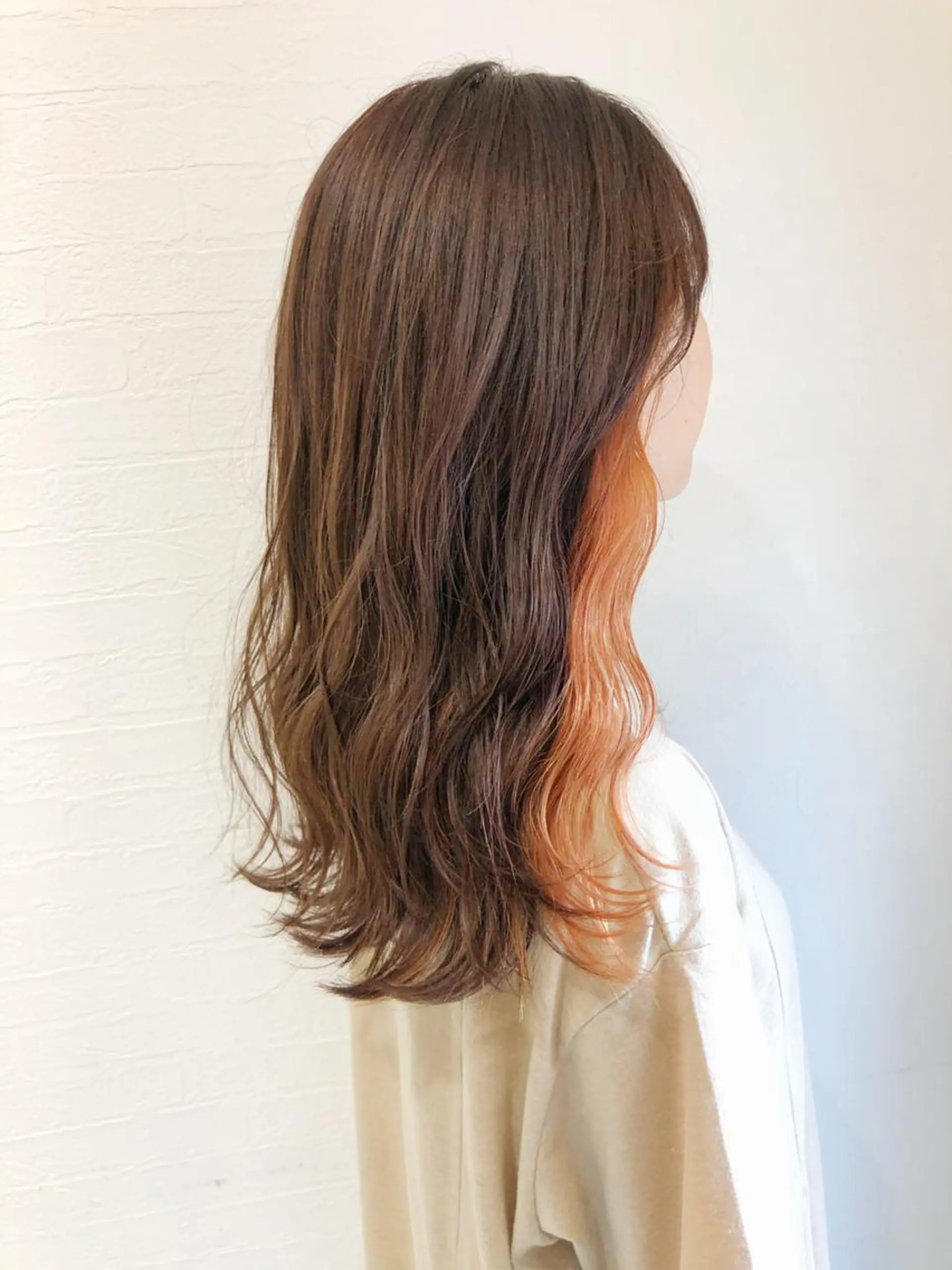 ロング ヘアカラー 山崎 俊介のヘアスタイル