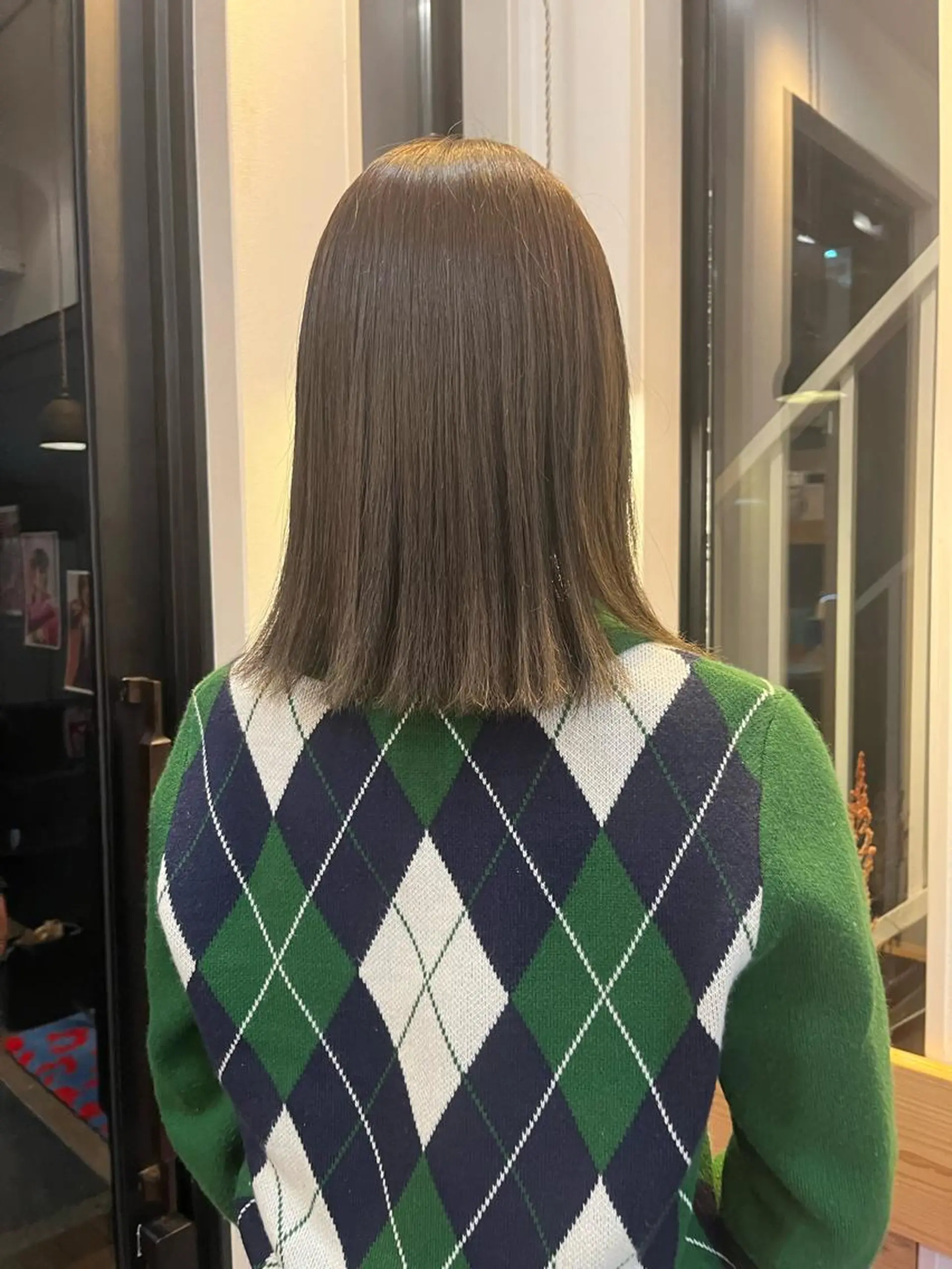 カラー 縮毛矯正 田川 華奈のヘアスタイル