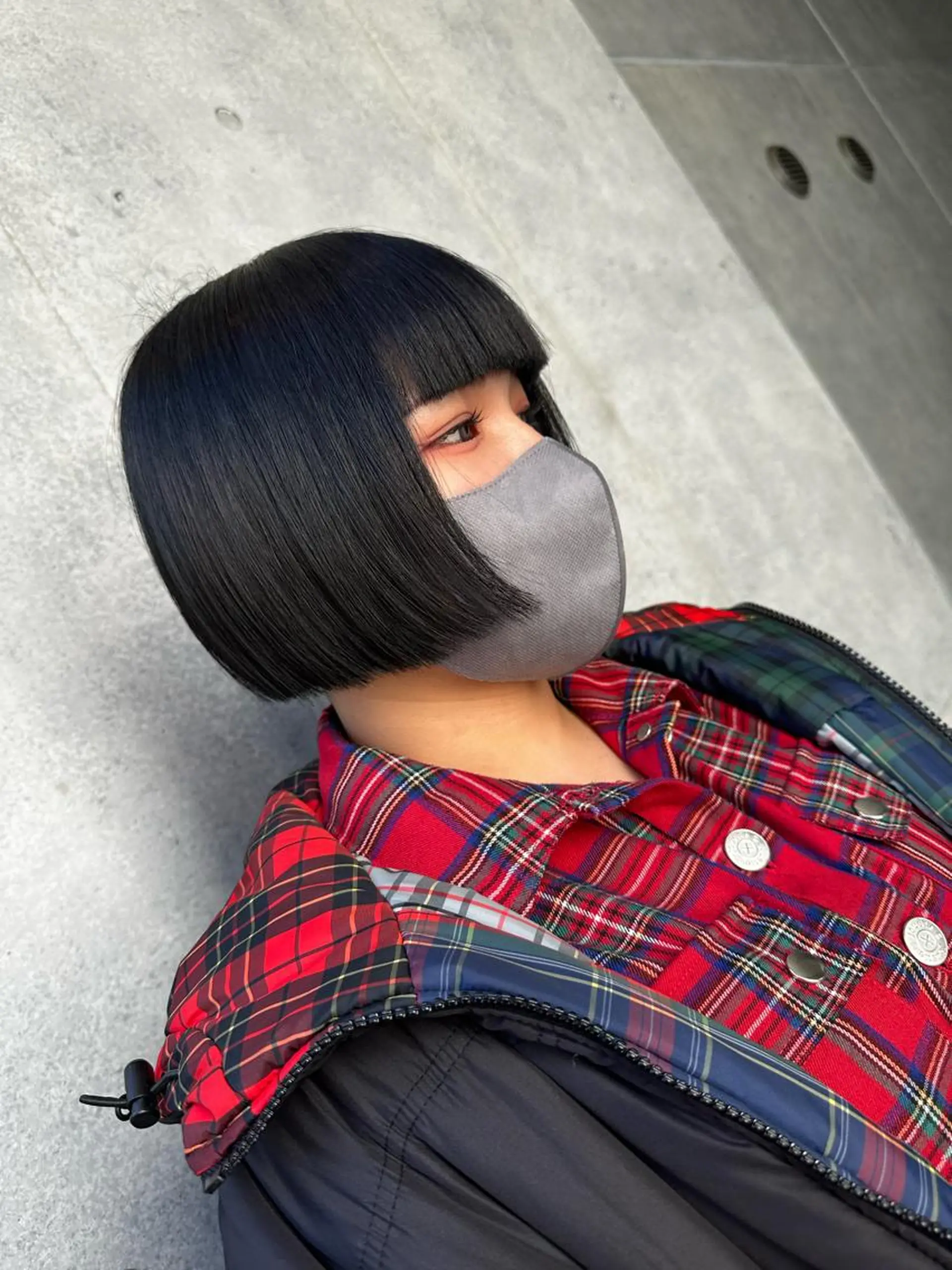ショート ボブ カット デザインカラー🎨 下北沢 / 磯部のヘアスタイル