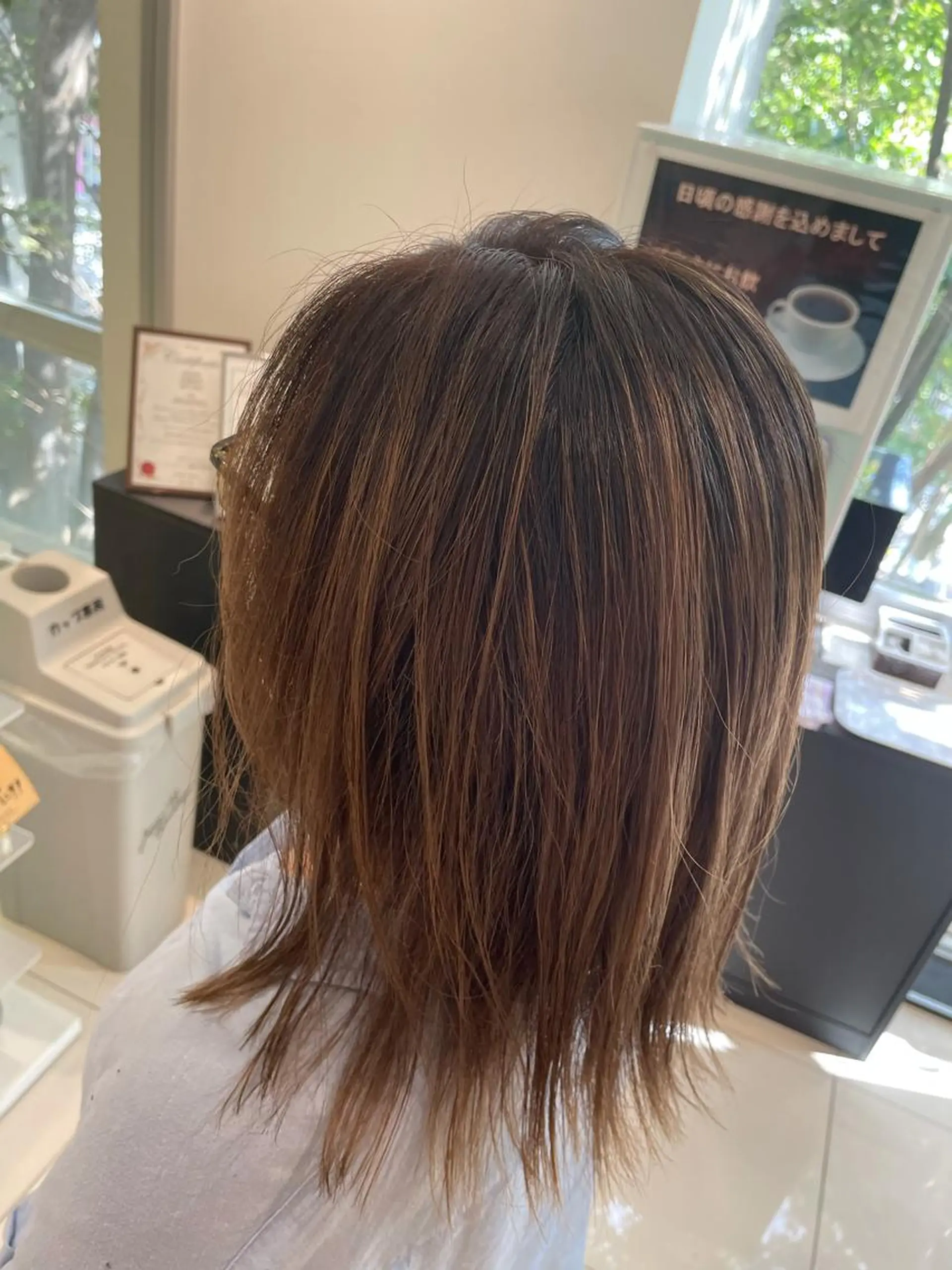 カラー ご新規様限定クーポン あります　桂口　烈闘のヘアスタイル