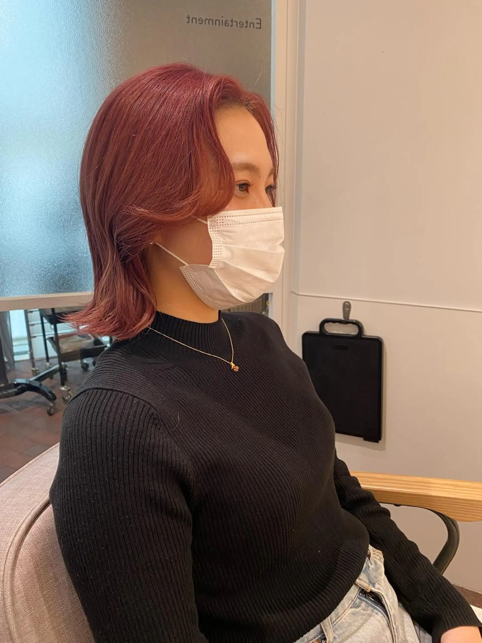 ミディアム カラー CURIO/南船場 /RIN💈🍎のヘアスタイル