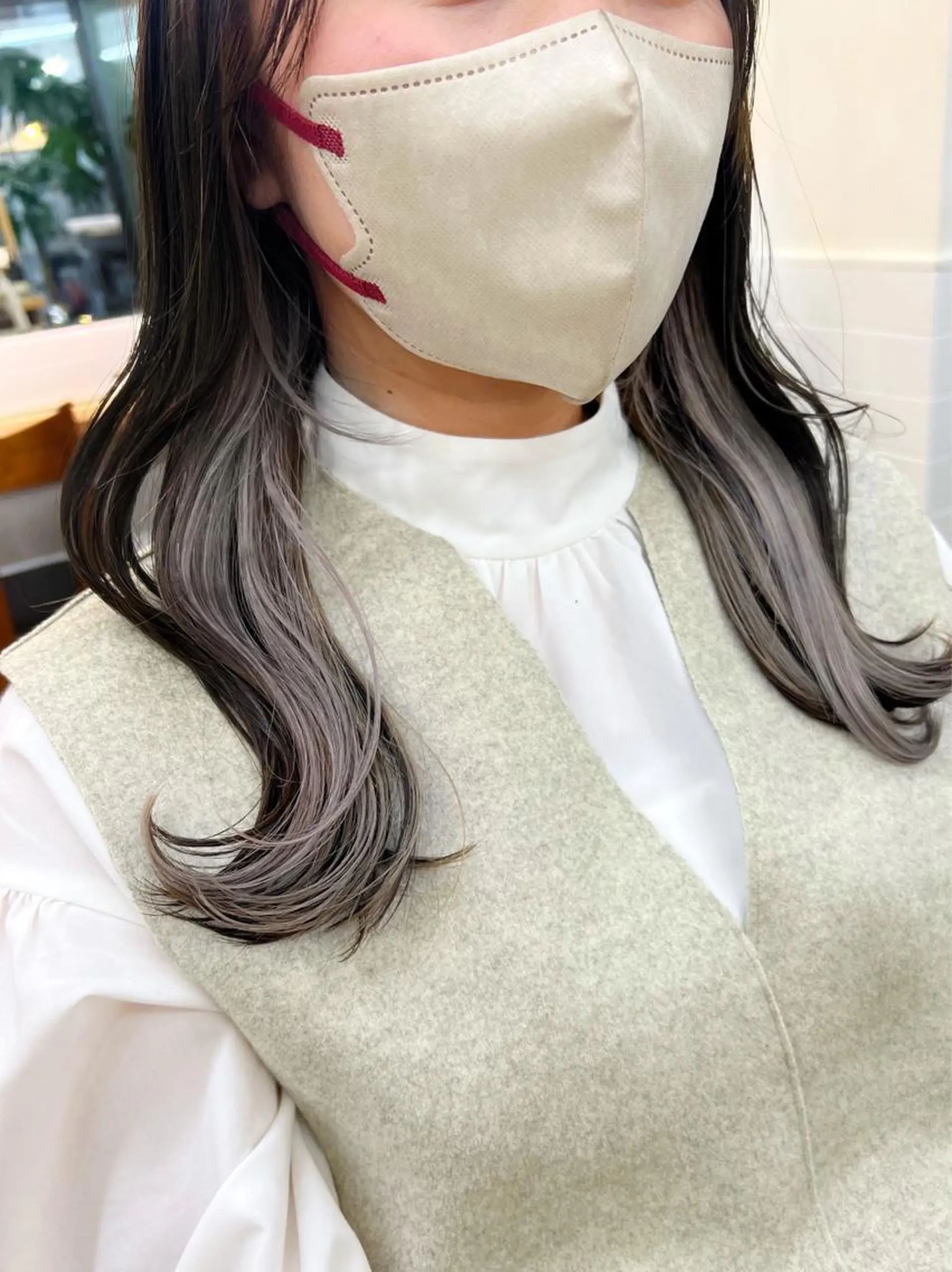 ロング カラー インナーカラー パーマ/ウルフ/ 💙鶴岡　愛💙のヘアスタイル