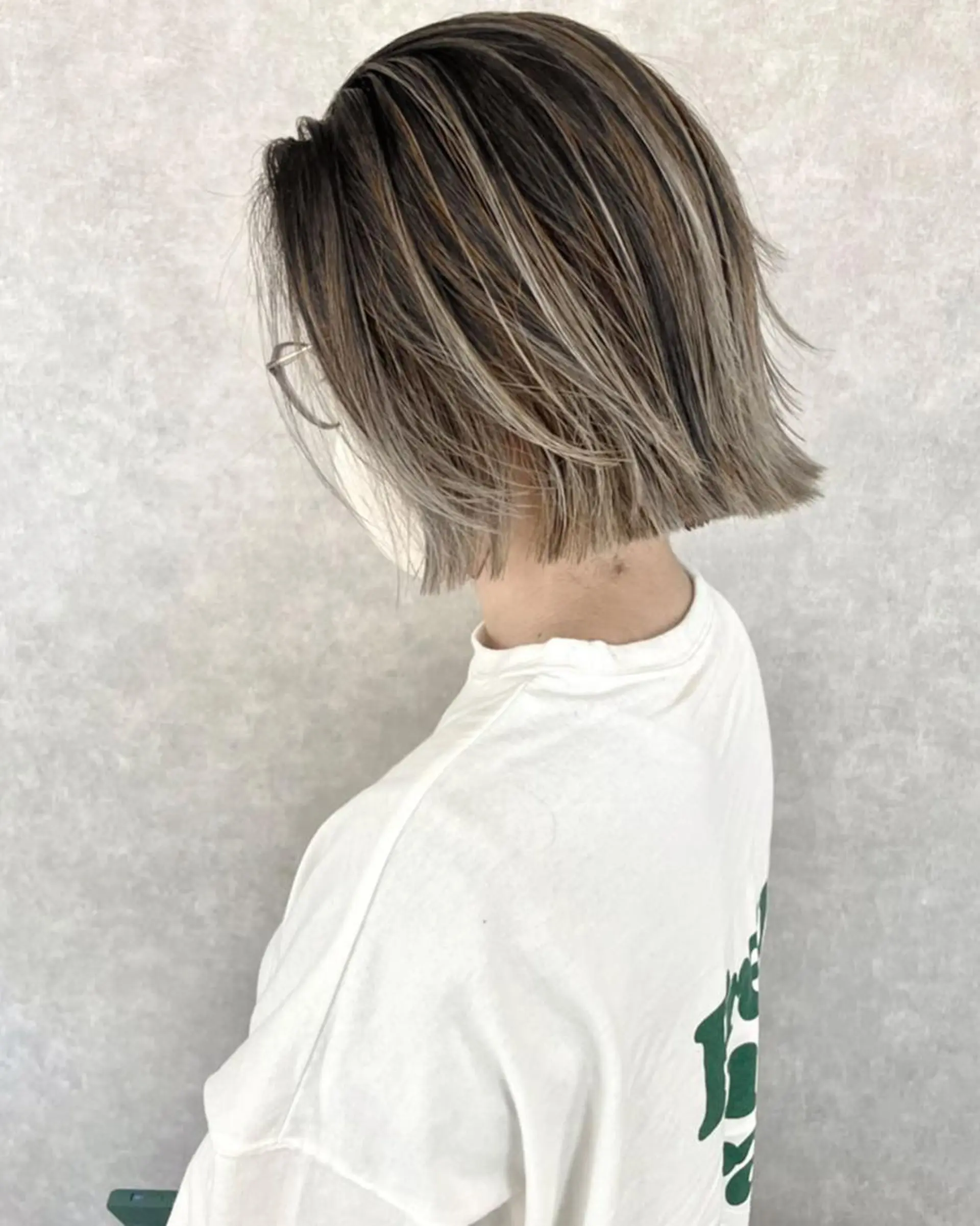 ショート ボブ レイヤーカット ショートヘア 河原 亮のヘアスタイル