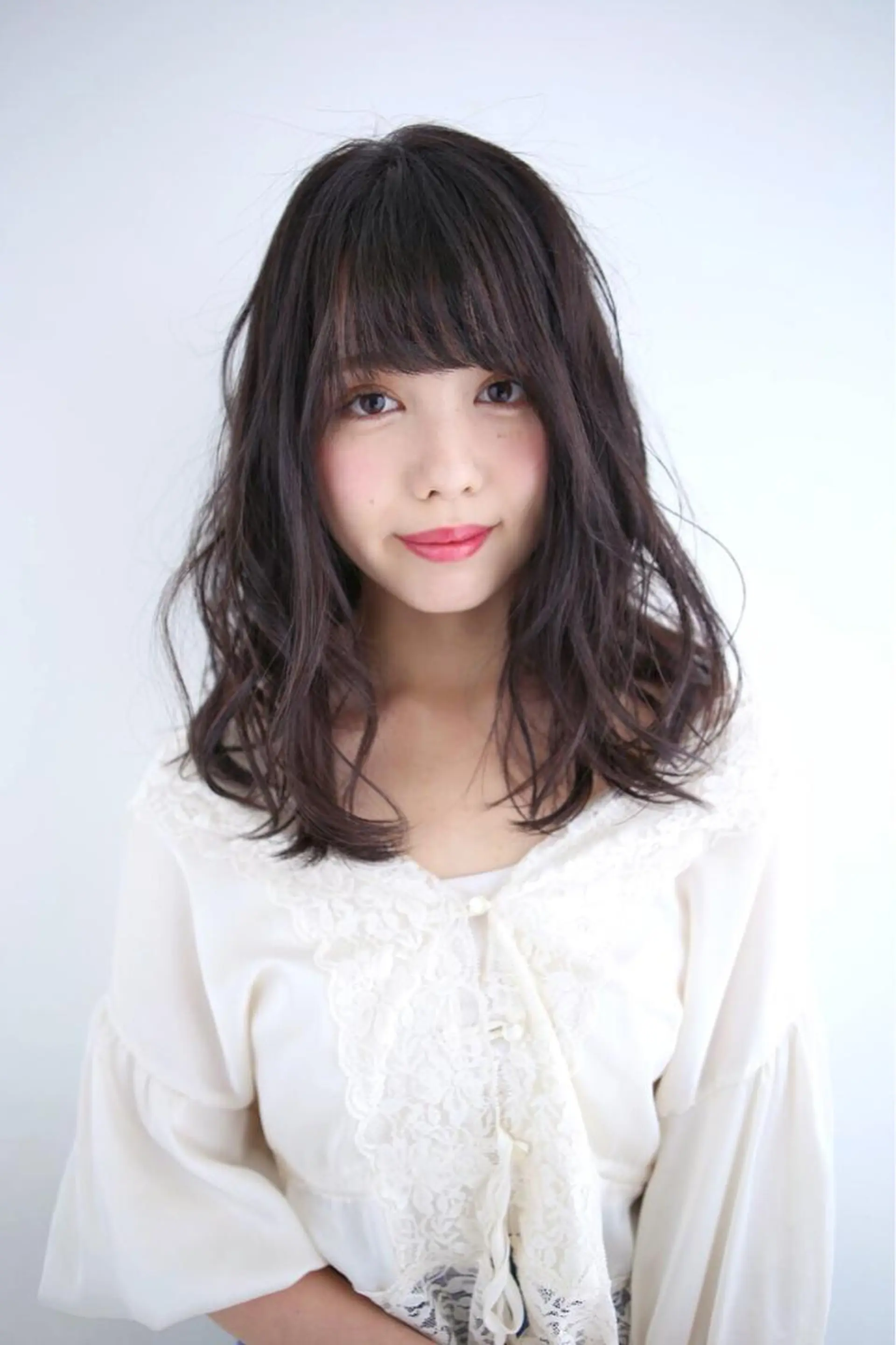 セミロング カット トリートメント インナーカラー/ ストレート/奥野洸也のヘアスタイル