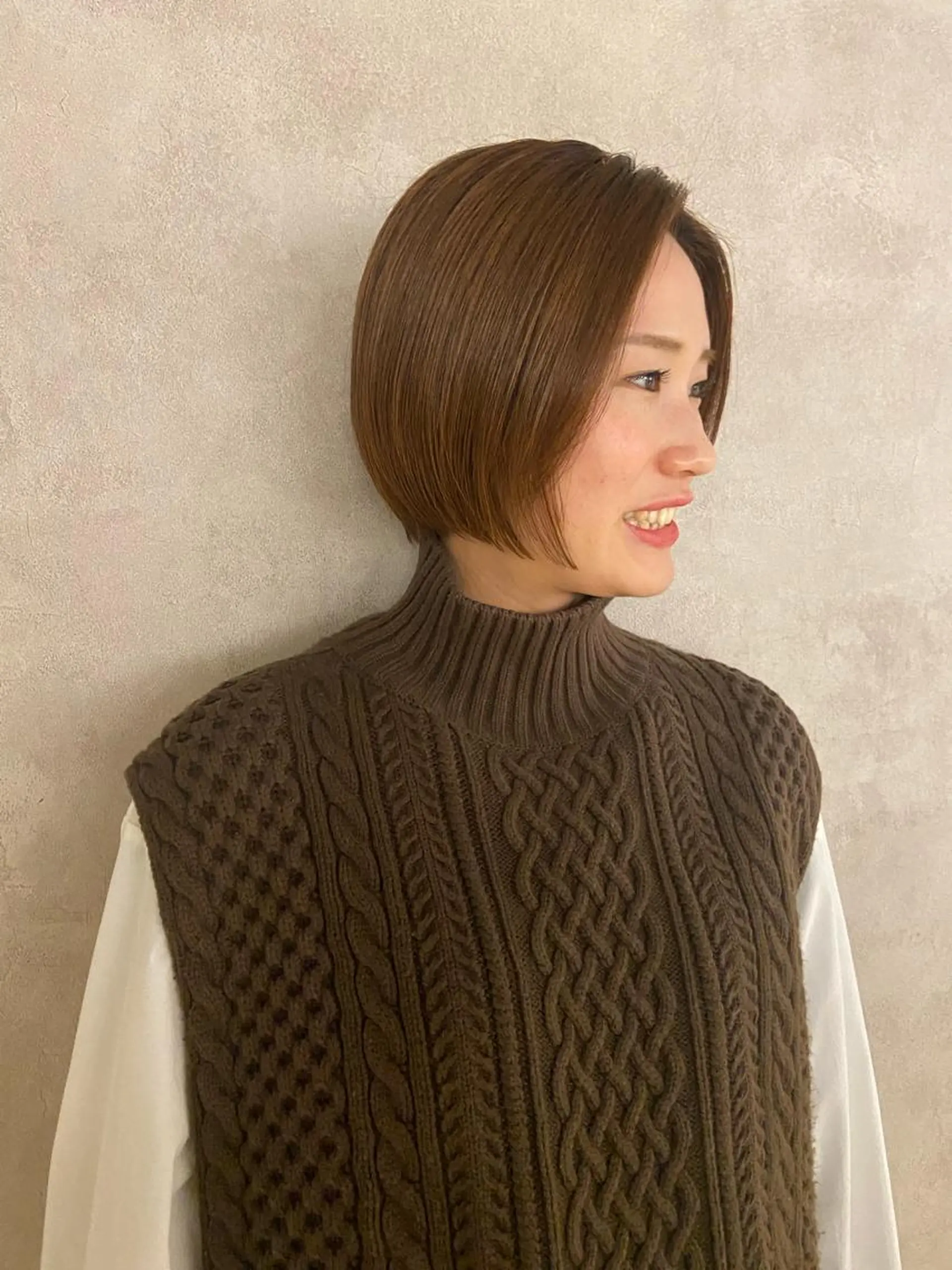 ショート カラー ボブ gotoday shiare salon渋谷モディ店所属・ショートヘア/ボブ 大人ヘア/松本篤志のヘアスタイル