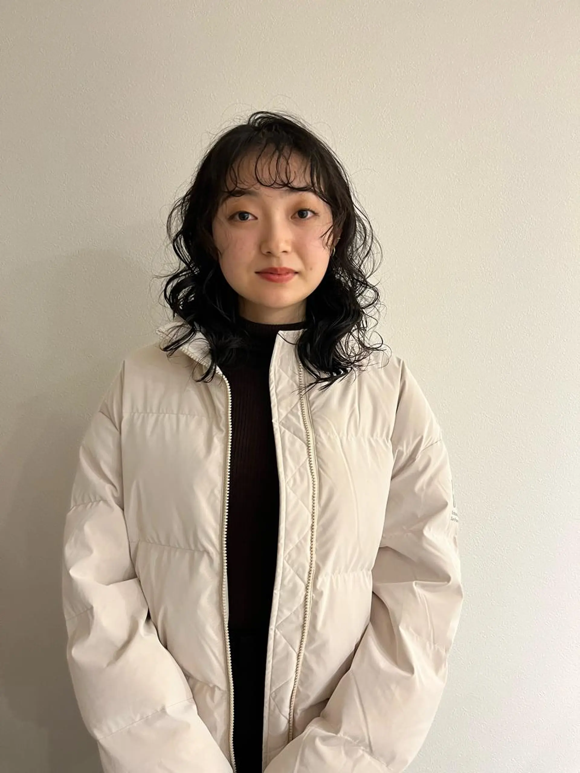 セミロング パーマ セミロングパーマ メンズハイトーン/栄 /イトウタケルのヘアスタイル