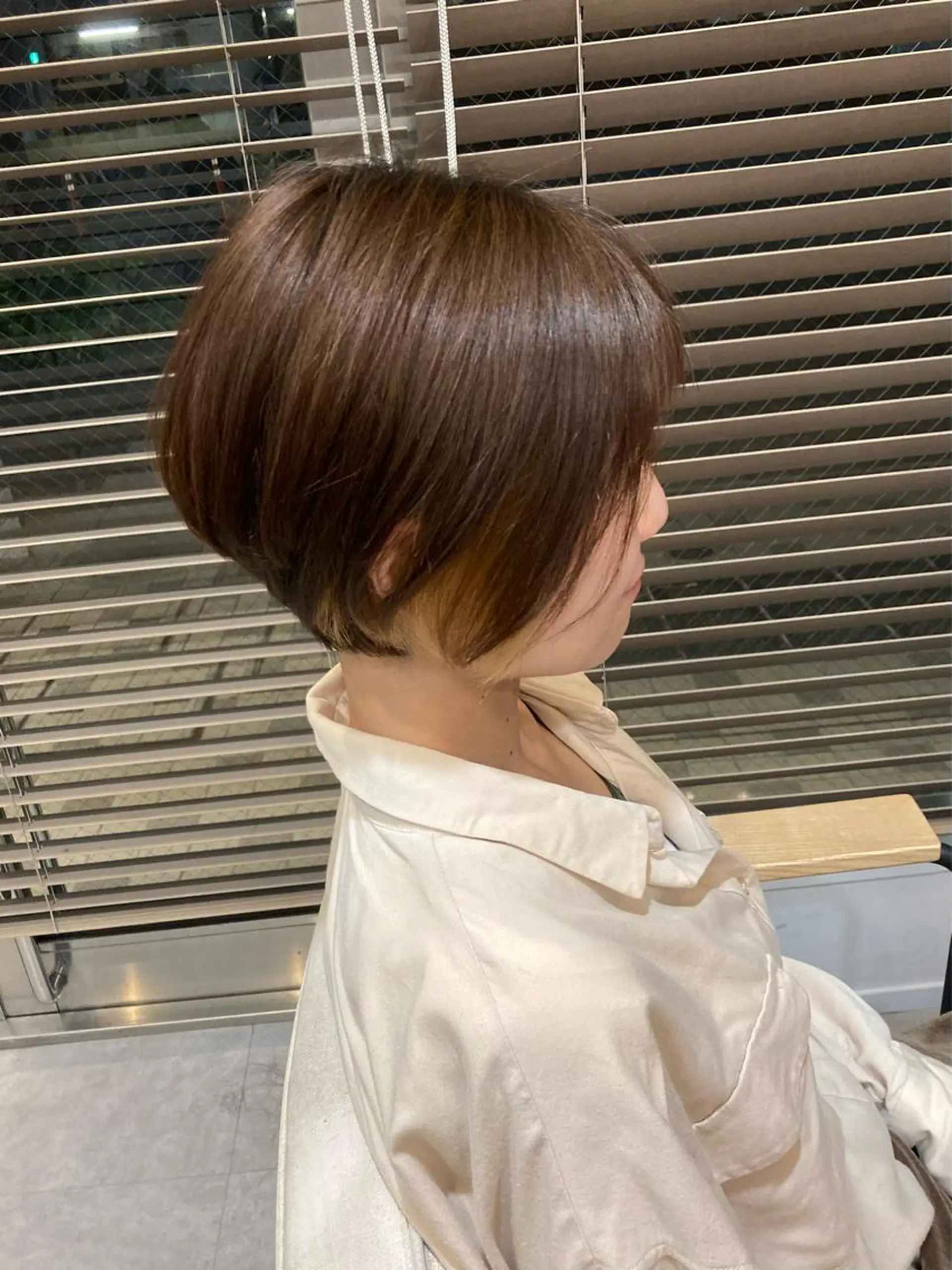 ショート ショートボブ 丸みショート ボブ ショートヘア 透明感カラー☆ 中村隆寛のヘアスタイル