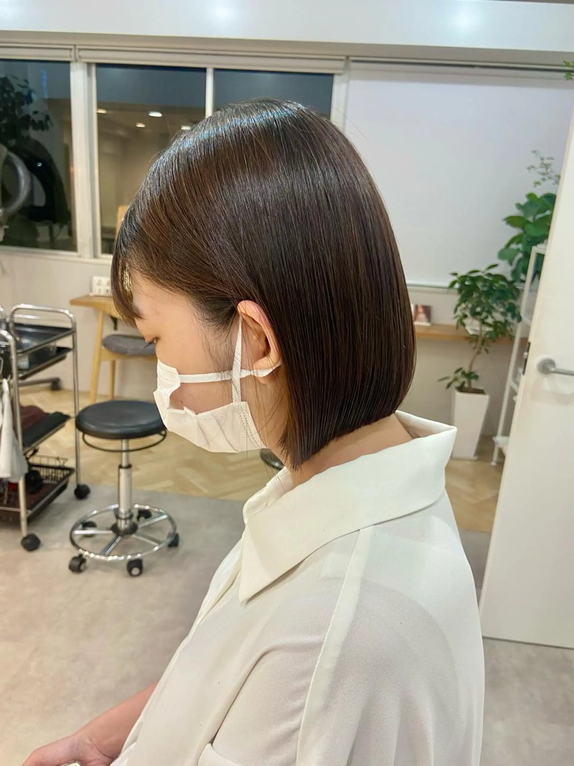 ミディアム 縮毛矯正 山下夕月 ショート🫧ボブのヘアスタイル