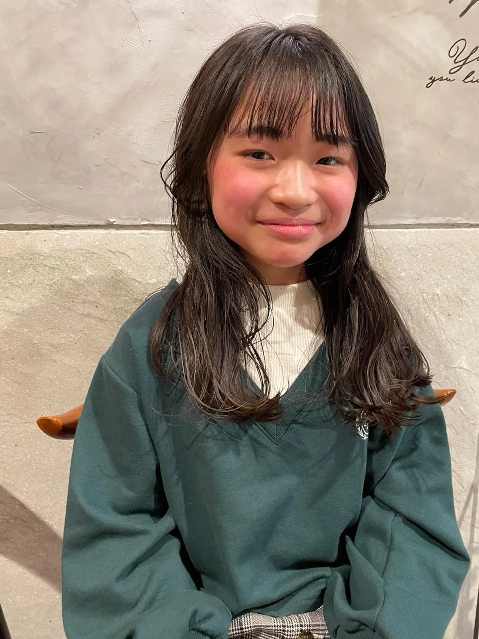 ロング カット さの あやねのヘアスタイル