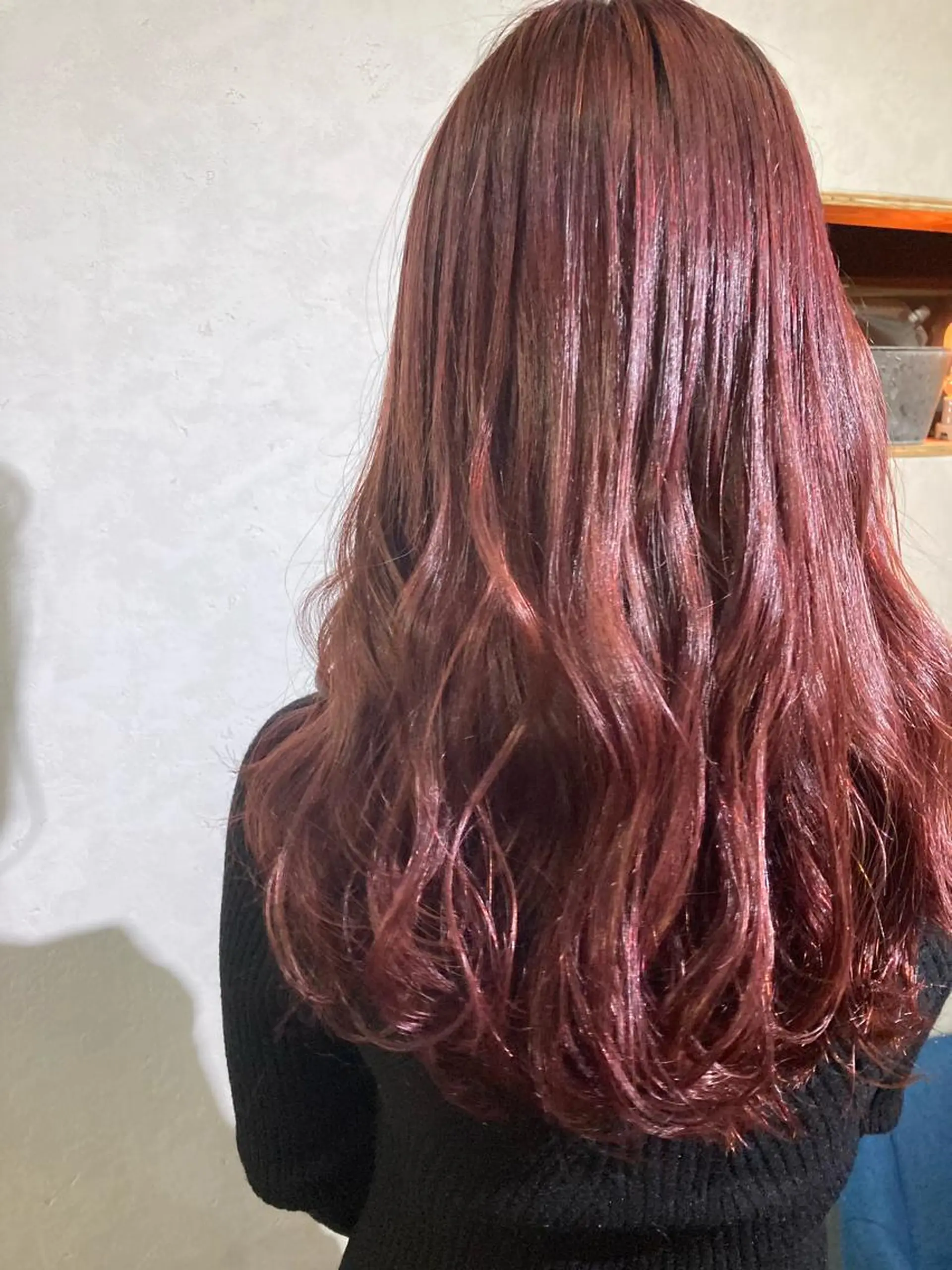 ロング カラー ピンクカラー カット ヘアカラー トリートメント 🌸髪質改善特化🌸 店長　ゆうやのヘアスタイル