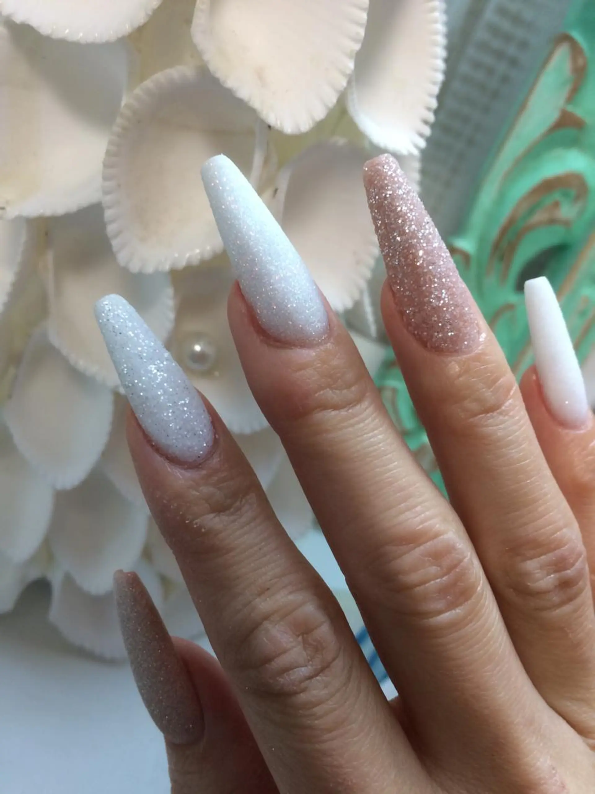 ネイル スカルプネイル Nailsalon E's cafeのネイルデザイン