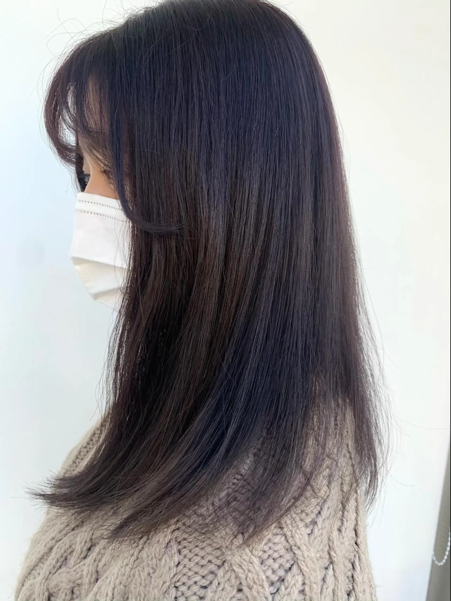 セミロング カラー ナカタケ ユウのヘアスタイル