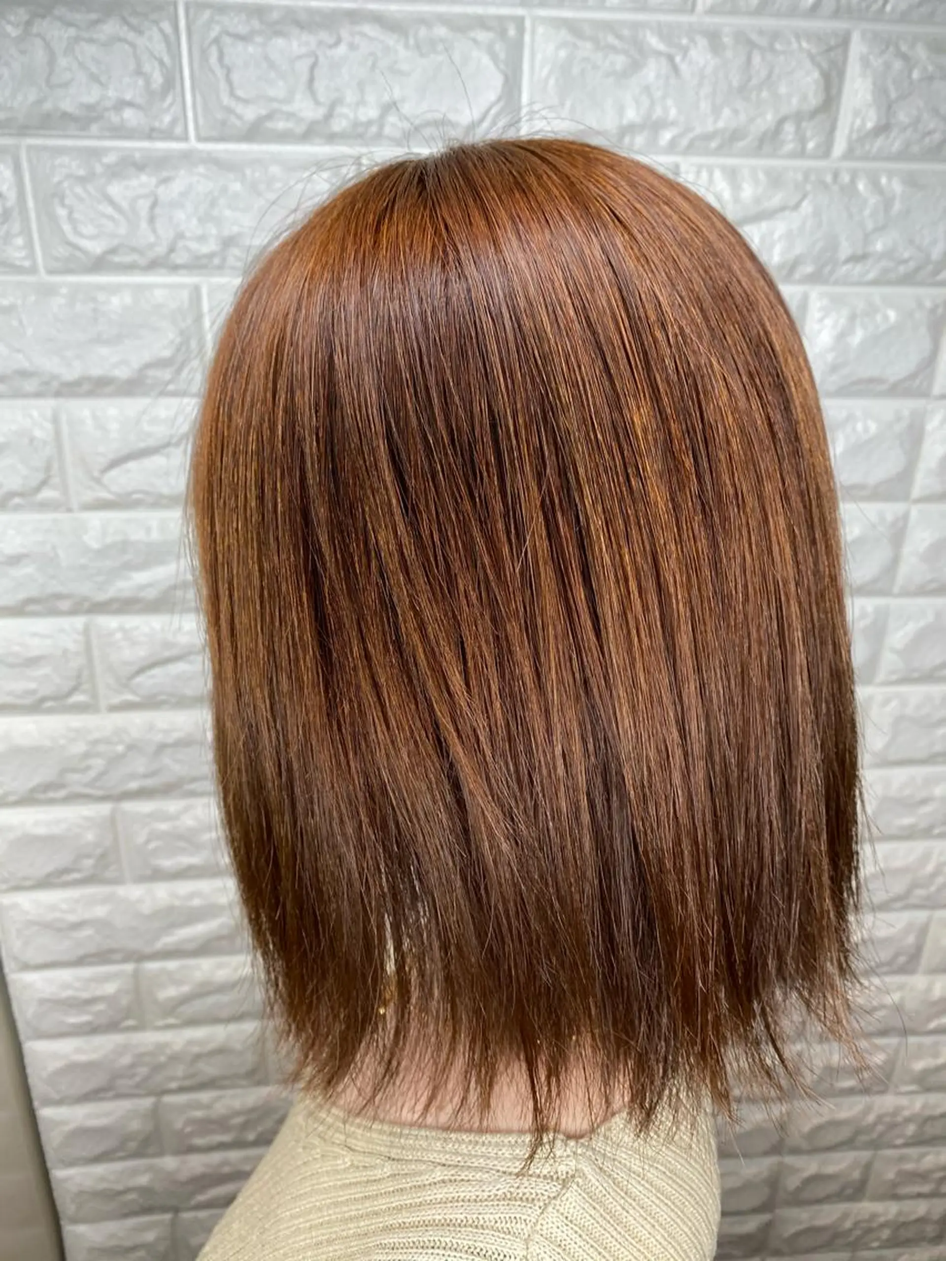 ミディアム アッシュ アッシュブラウン 三谷 舞🌈⭐️のヘアスタイル