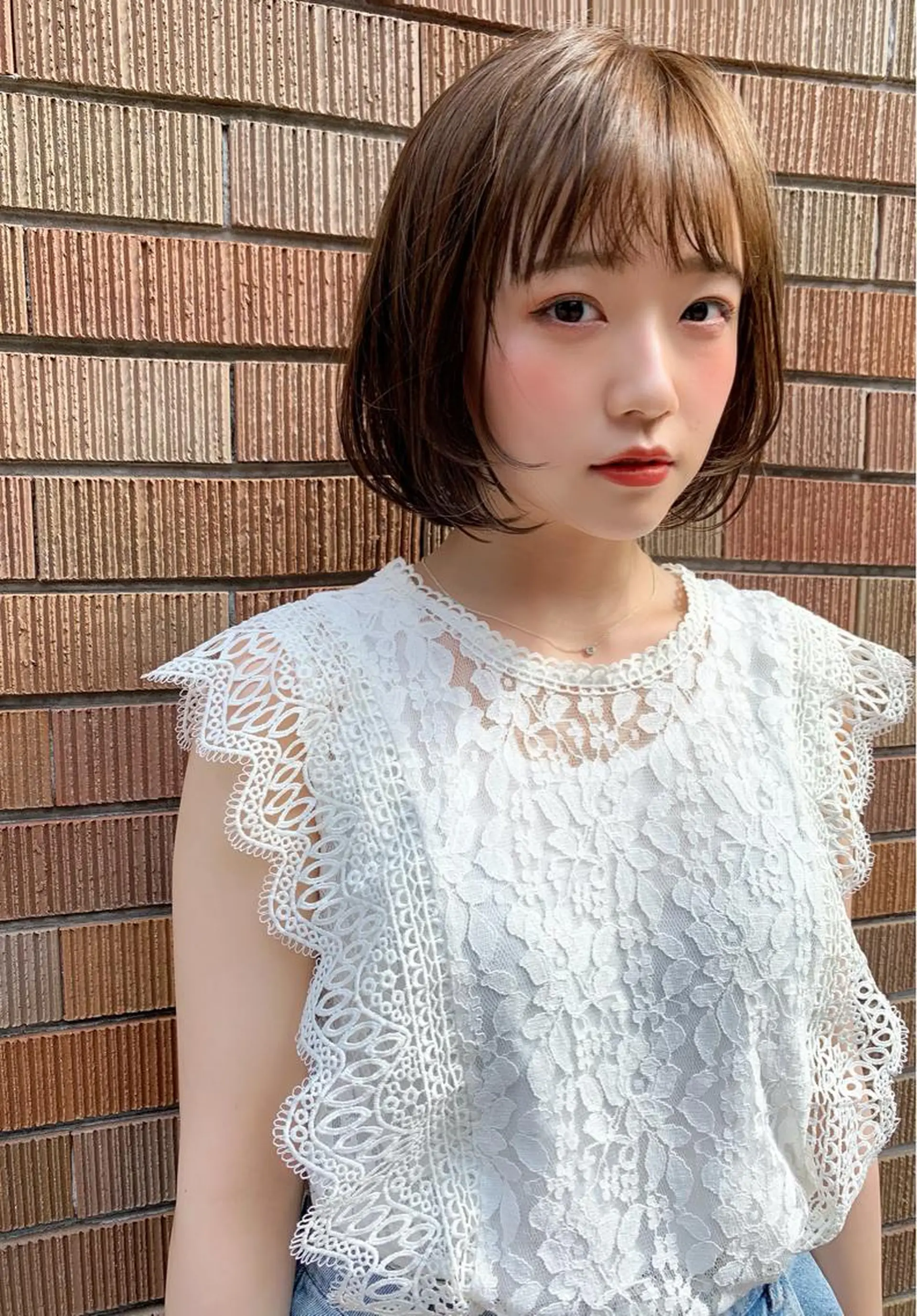 ショート ボブ カット ヘアカラー トリートメント 38【サーティーエイト】所属・REINA 【デザイナー】のヘアスタイル